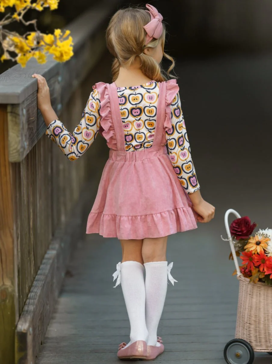 Apple Core Cutie Overall Skirt Set - Image 5