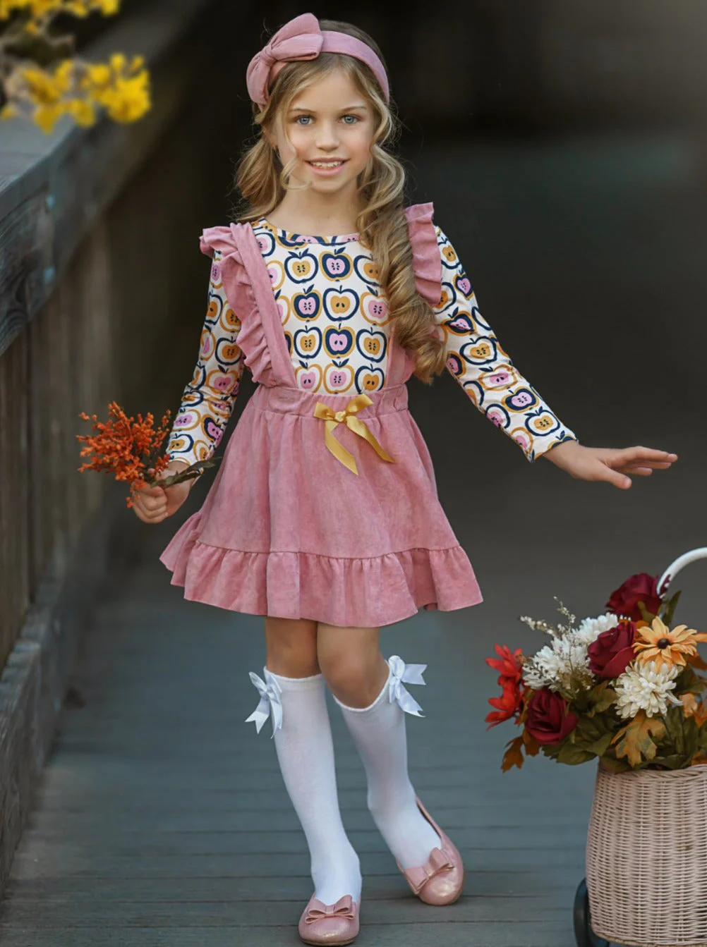 Apple Core Cutie Overall Skirt Set - Image 6
