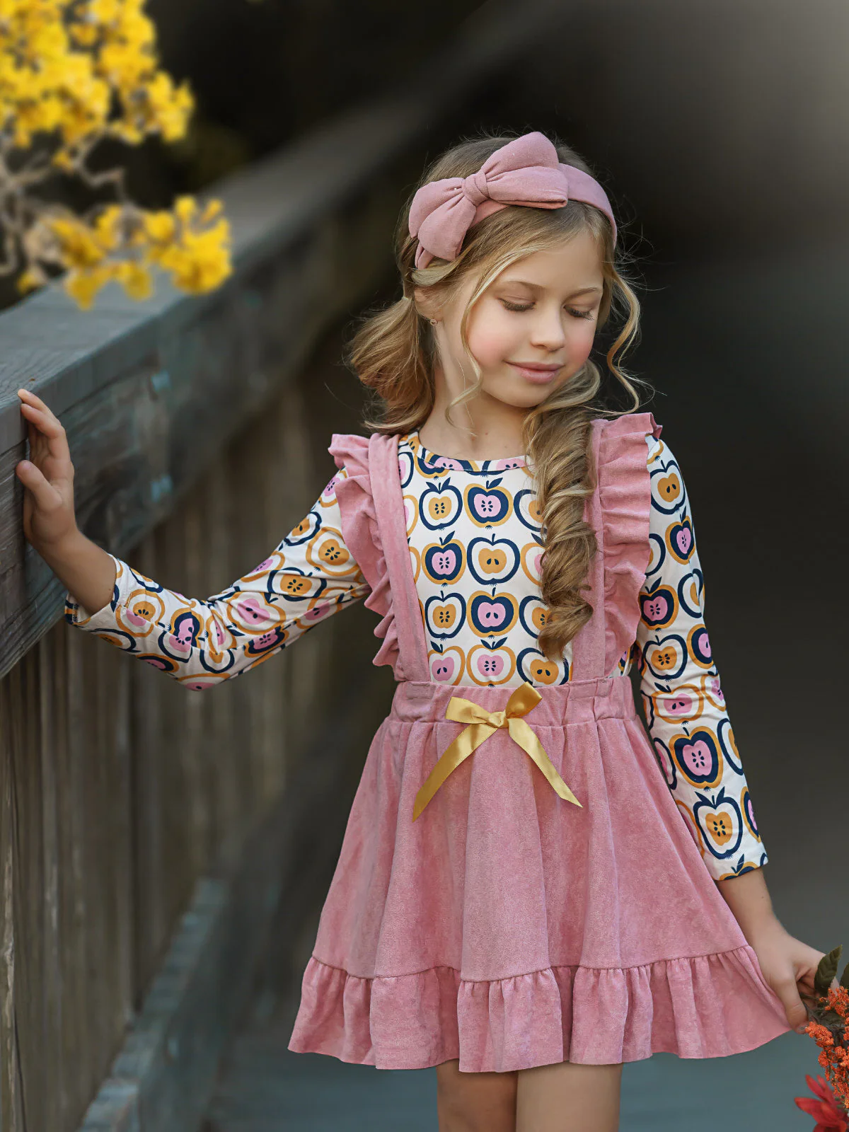 Apple Core Cutie Overall Skirt Set - Image 7