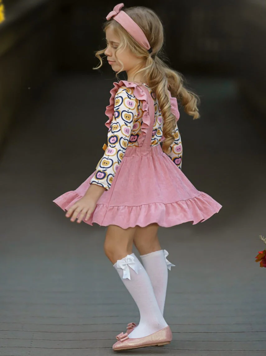 Apple Core Cutie Overall Skirt Set - Image 8