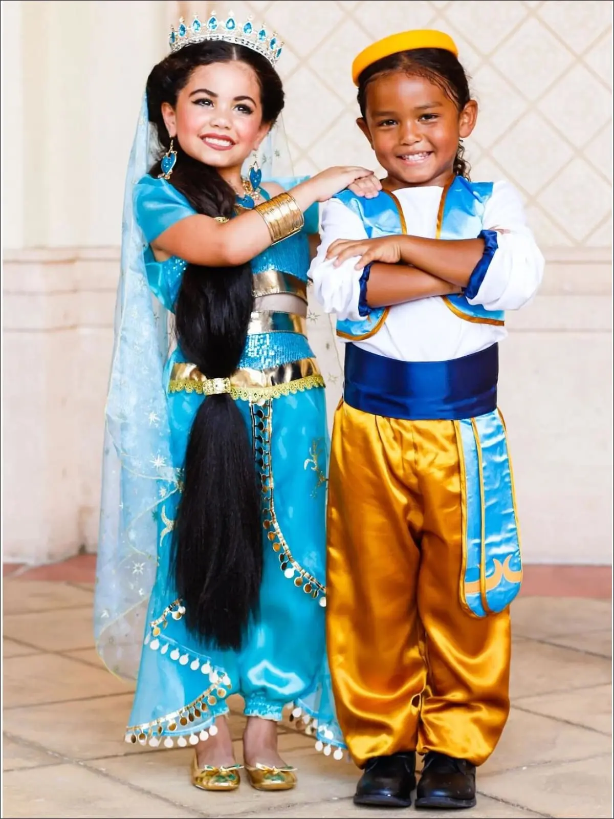 Girls Arabian Nights Princess Costume Set - Image 4