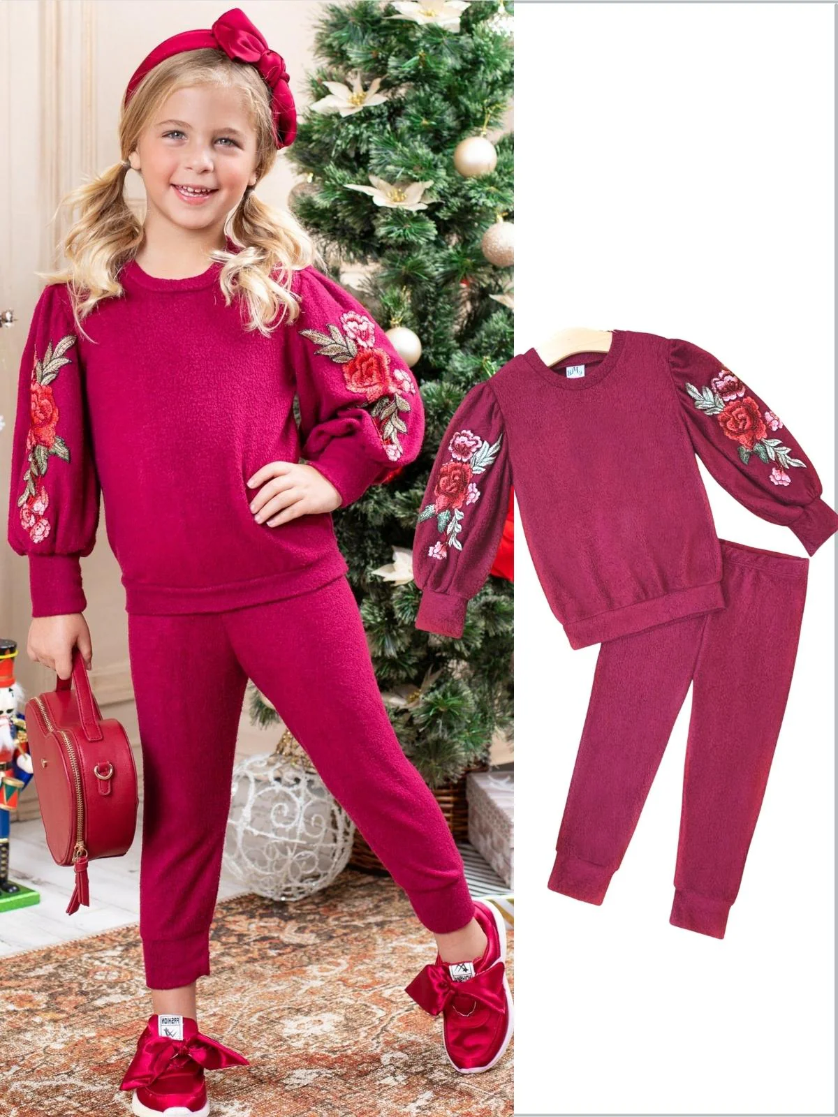 Be Bold Floral Jogger Set - Image 2