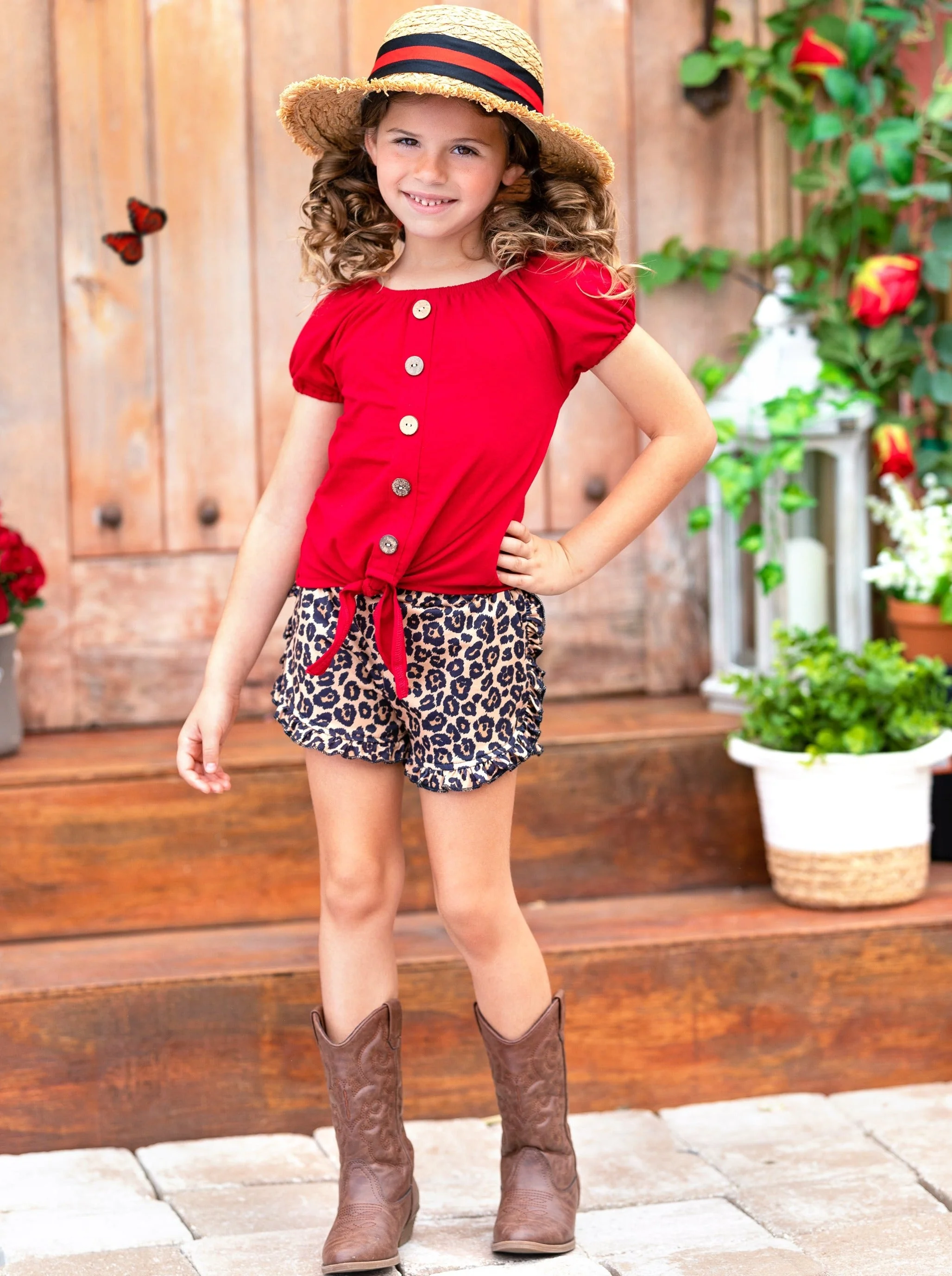 Ready, Set, Pounce Leopard Short Set - Image 2