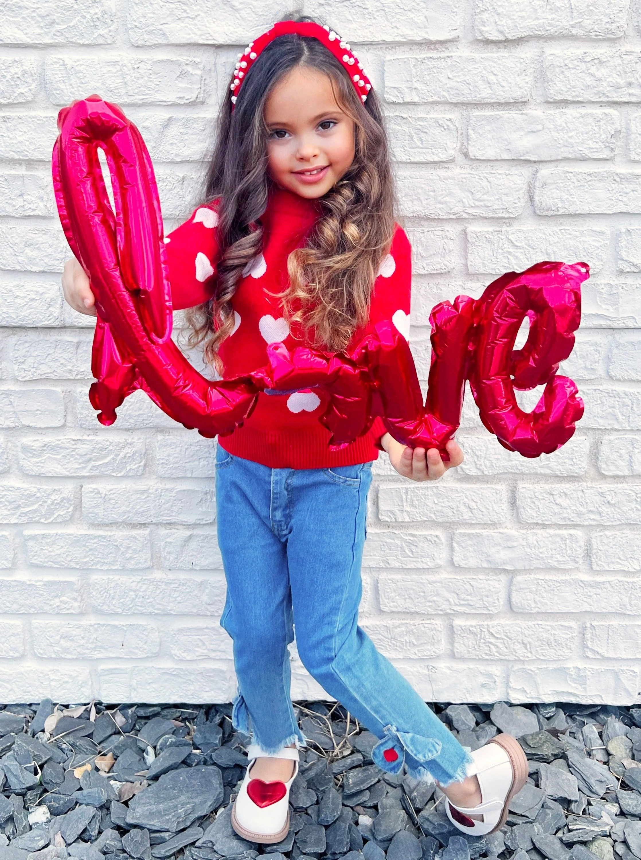 Big Hearted Knit Sweater - Image 2