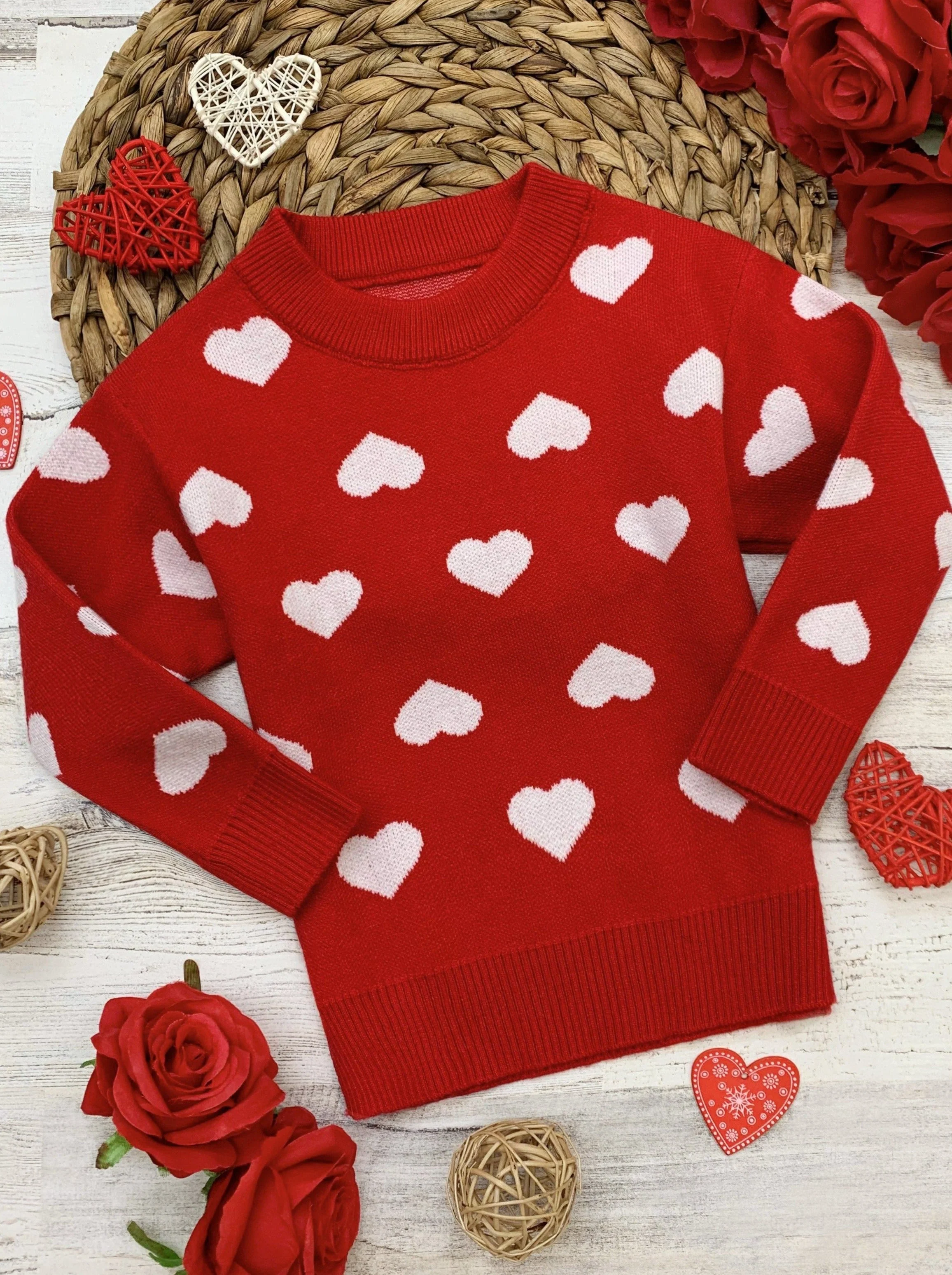 Big Hearted Knit Sweater - Image 4