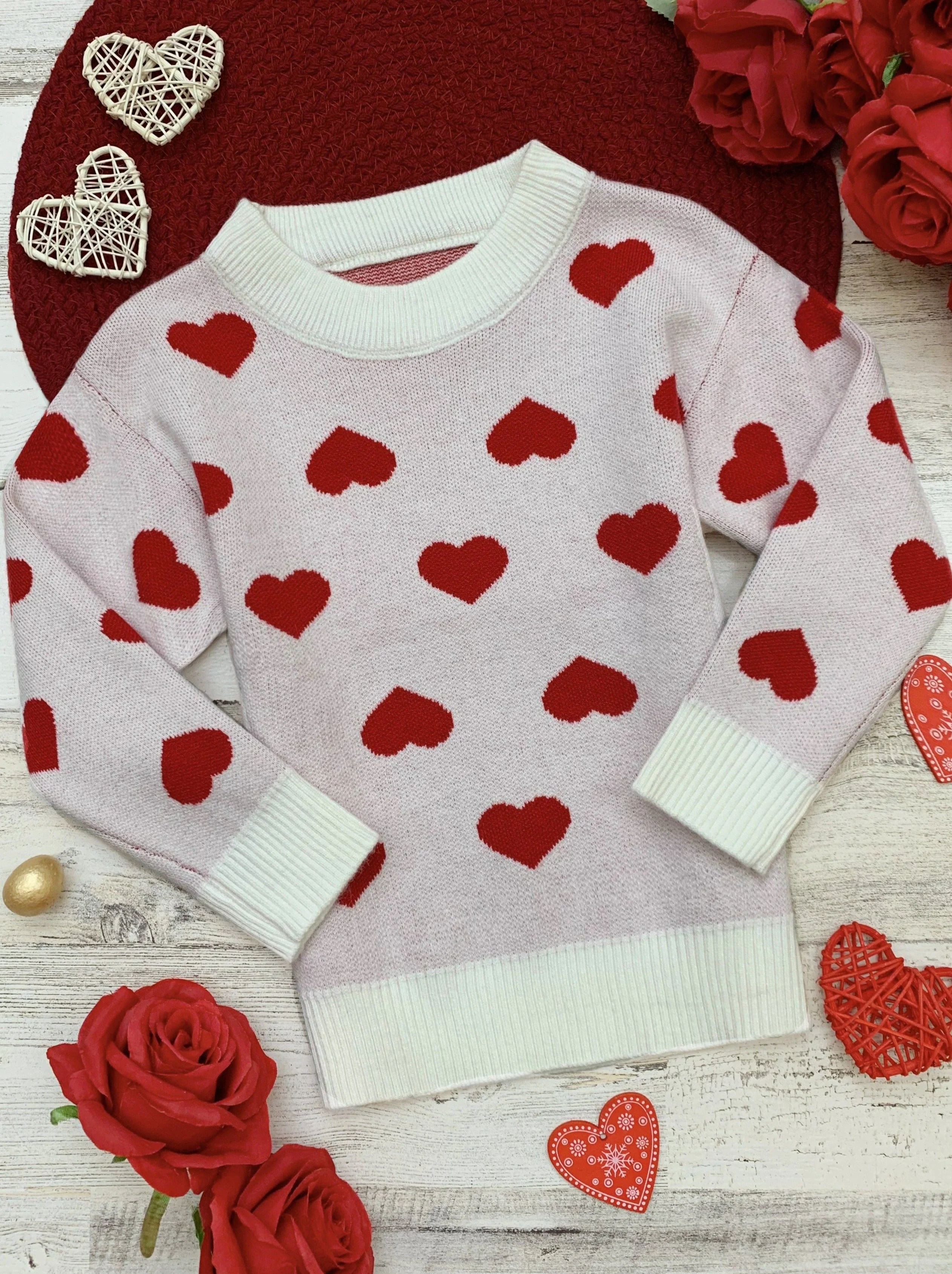 Big Hearted Knit Sweater - Image 7