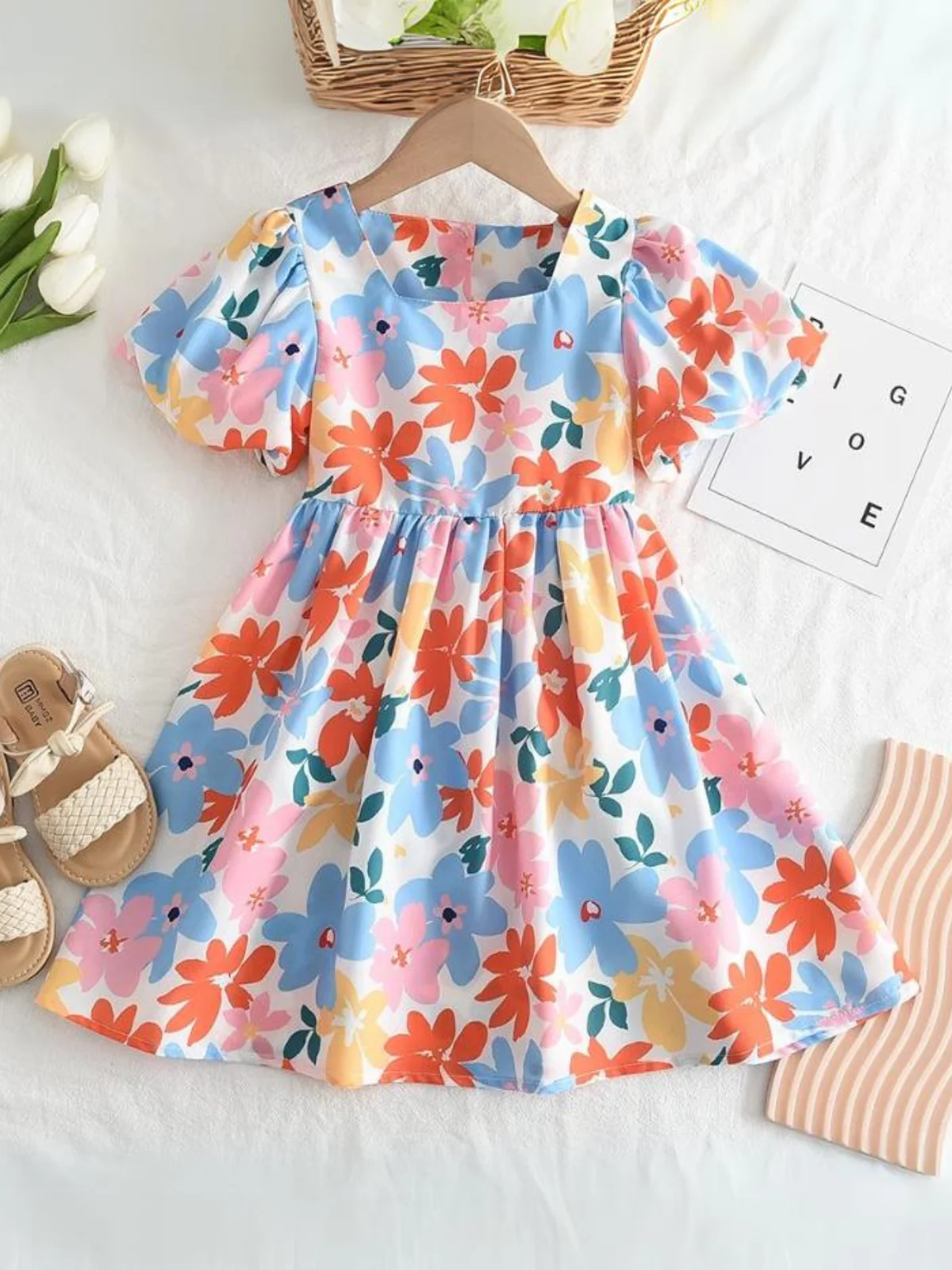 Girls Blossom Parade Dress: A Vibrant Celebration of Style - Image 2