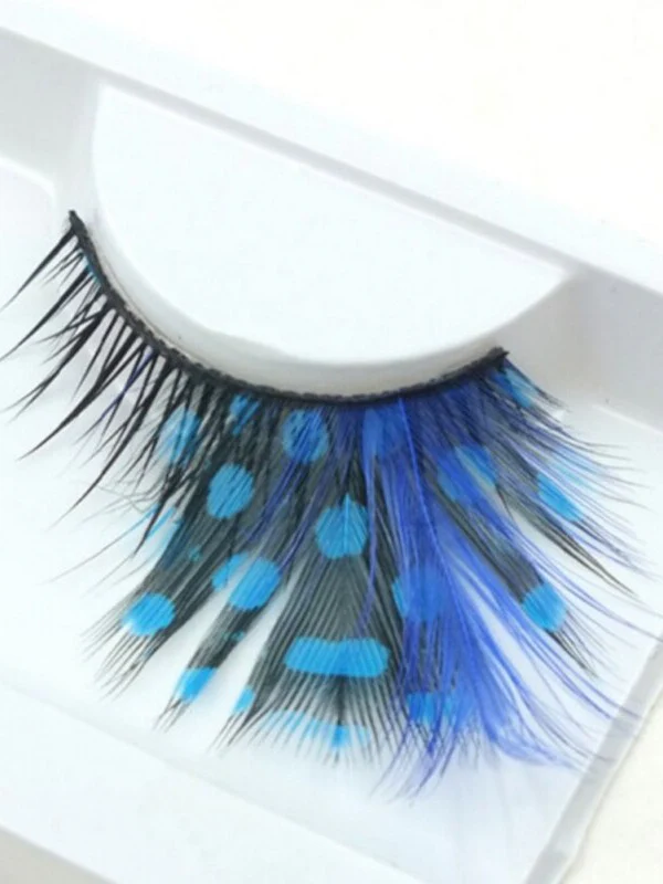 Girls Blue False Eye Lash Extensions Set - Image 2