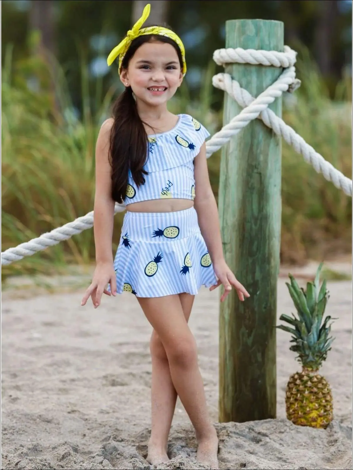 Pineapple Paradise Two Piece Swimsuit - Image 3