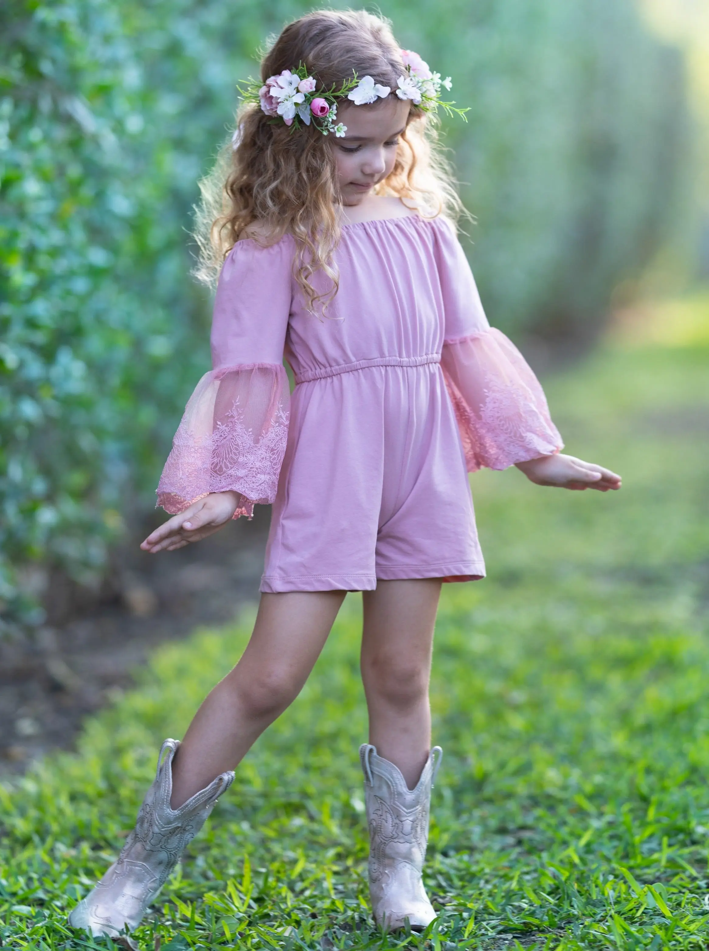 Grace and Lace Boho Romper - Image 12