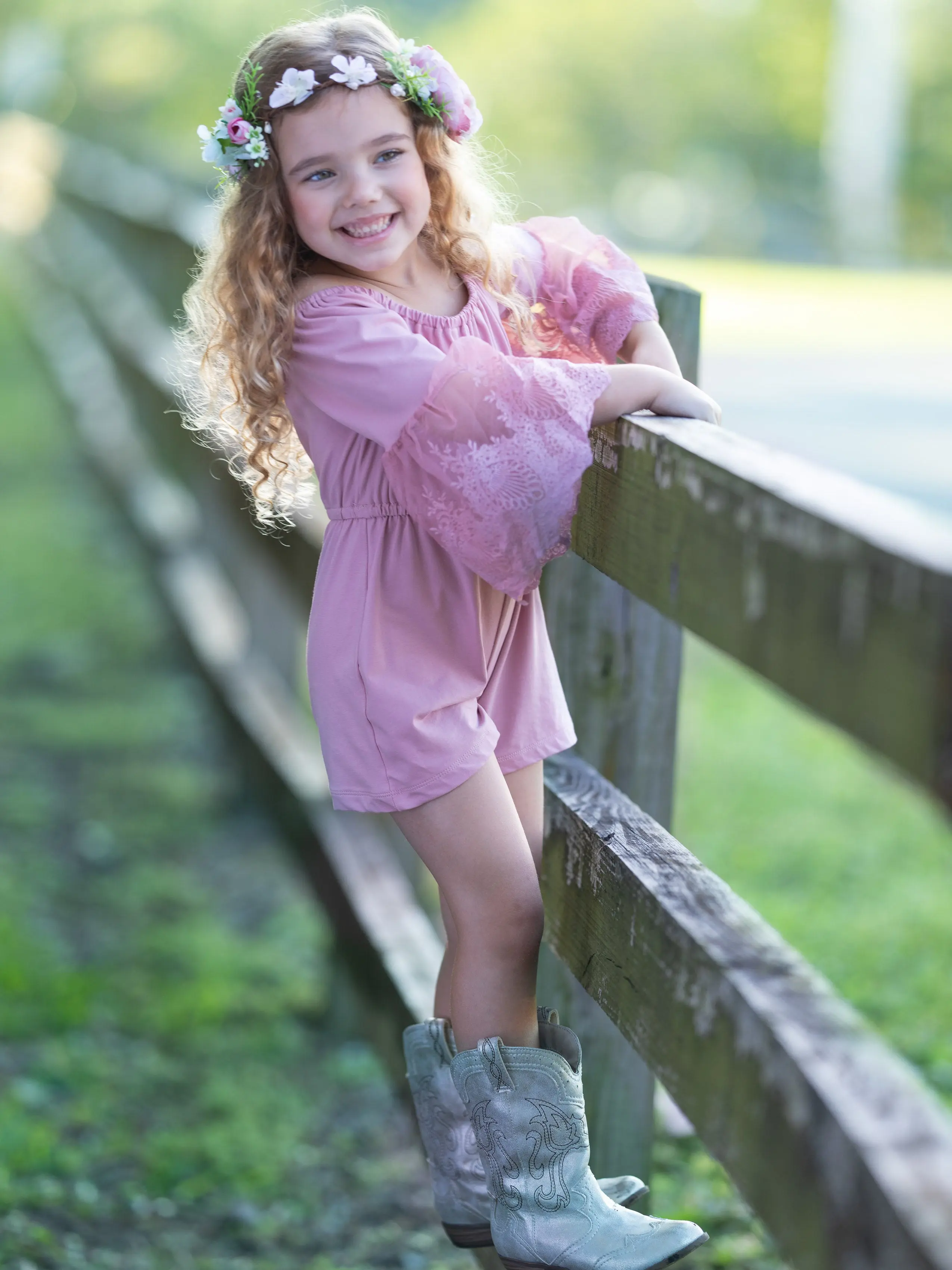 Grace and Lace Boho Romper - Image 2