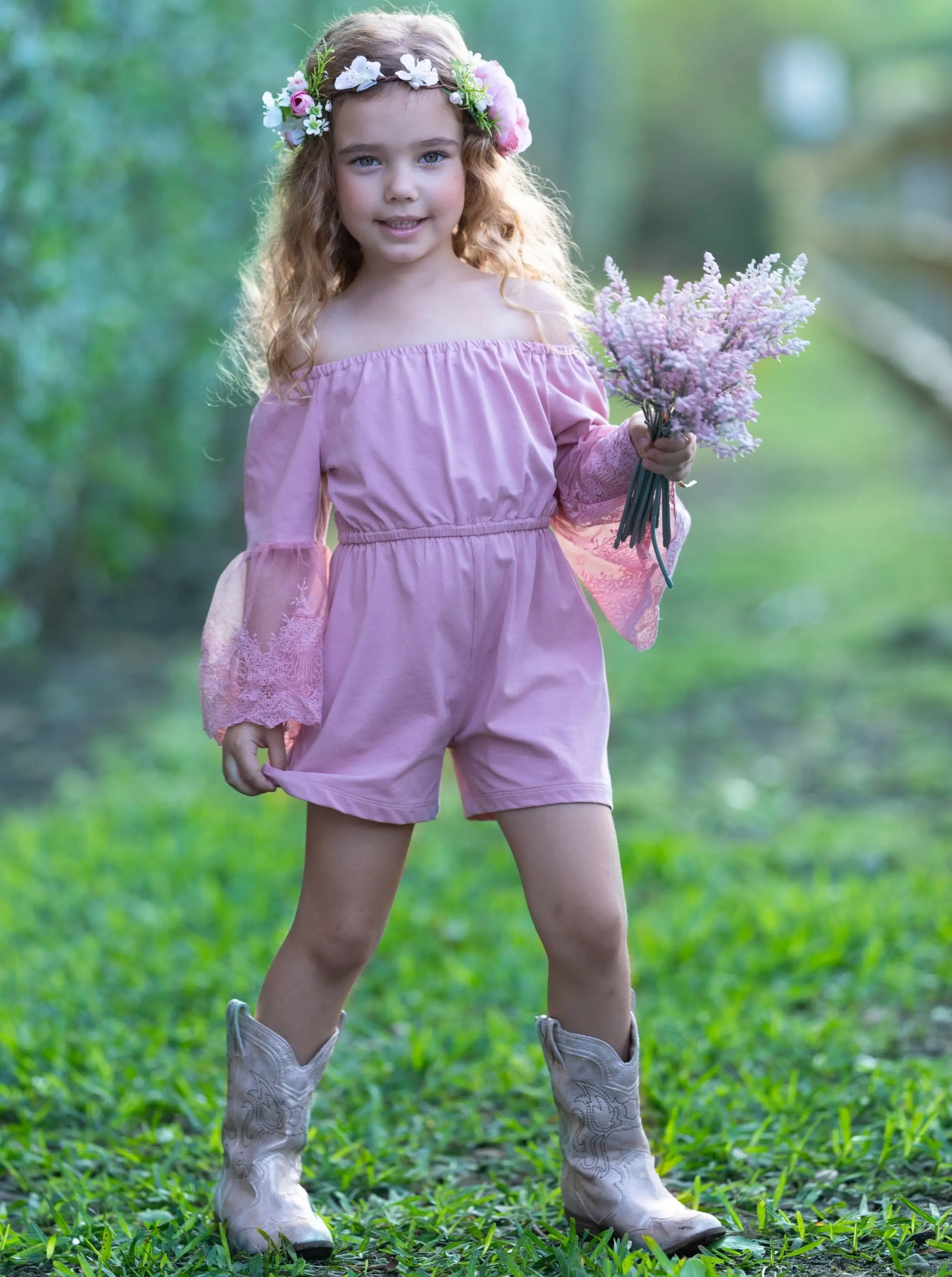Grace and Lace Boho Romper - Image 9