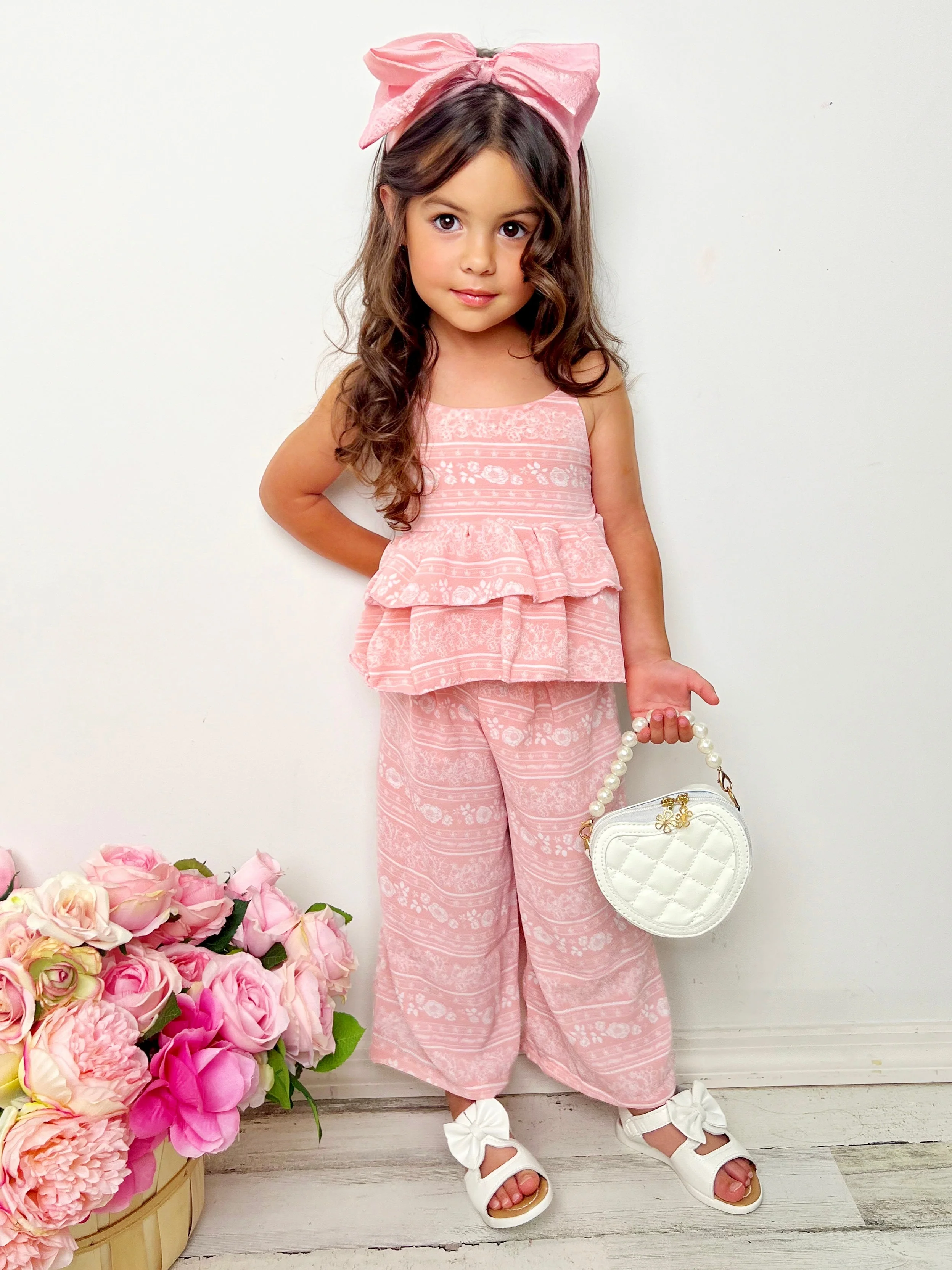 Buttercup Dreams Ruffle Top and Pants Set - Image 2