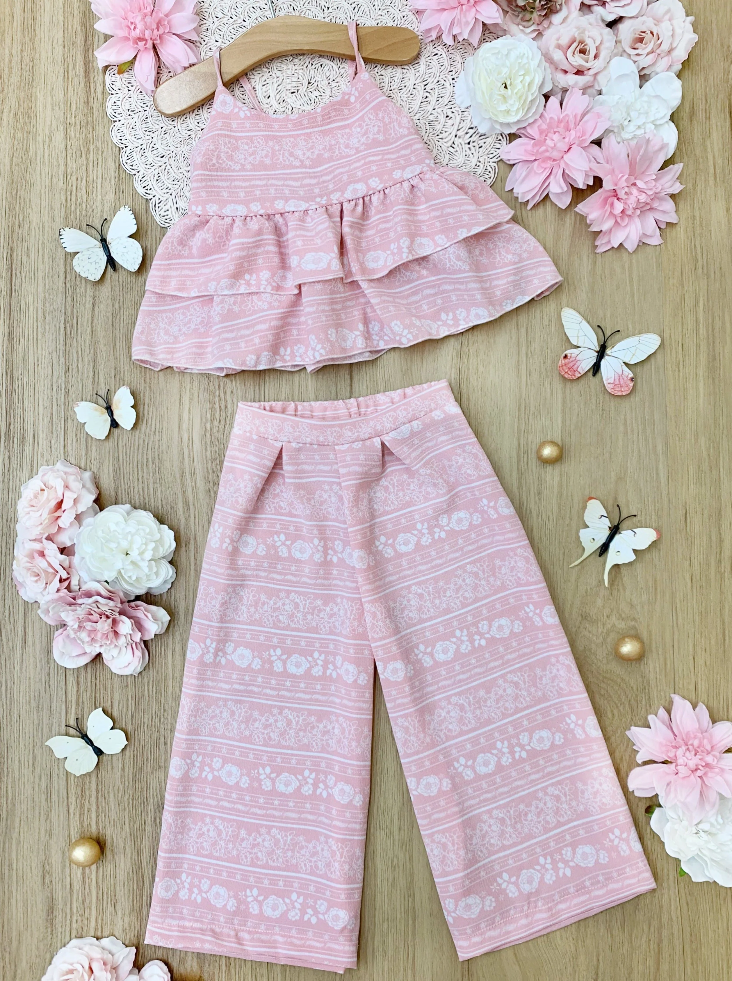 Buttercup Dreams Ruffle Top and Pants Set - Image 4
