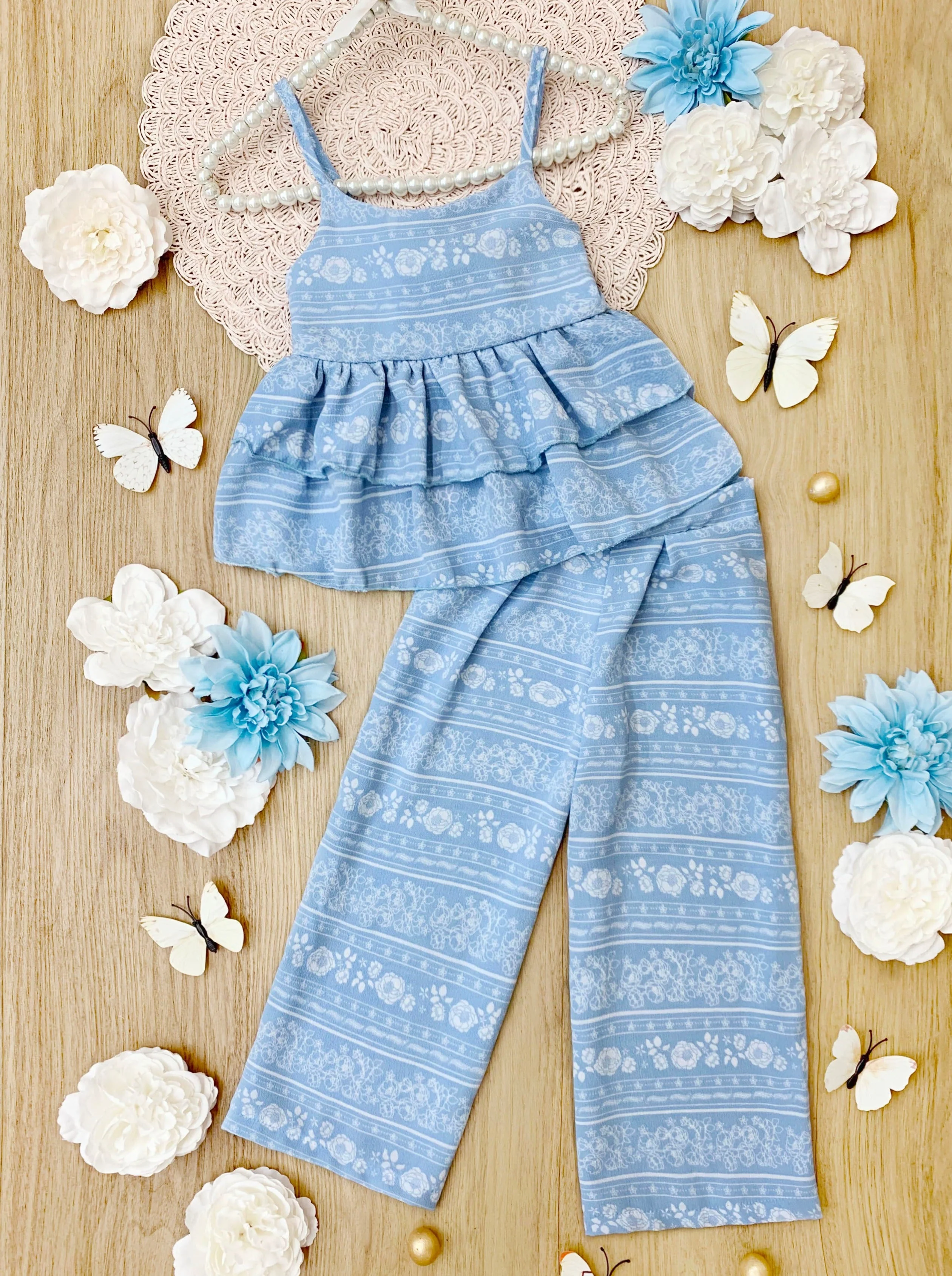 Buttercup Dreams Ruffle Top and Pants Set - Image 9