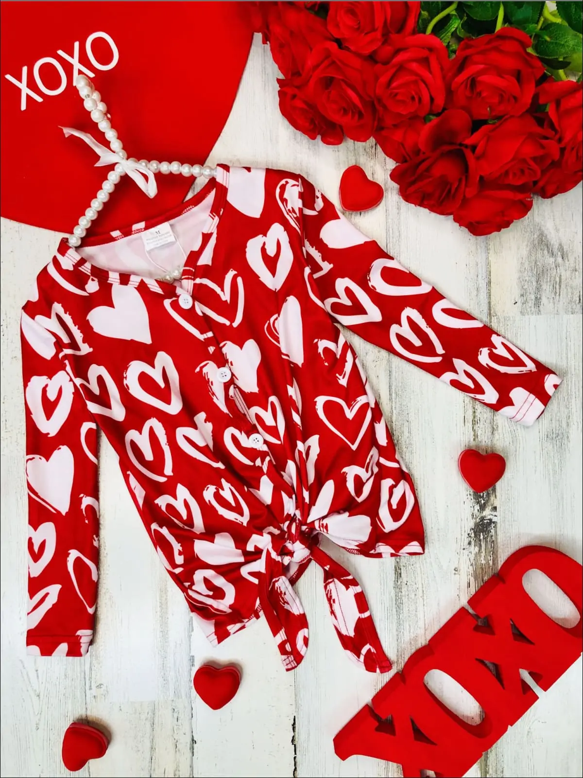 Girls Her Endless Love Knot Top - Image 2