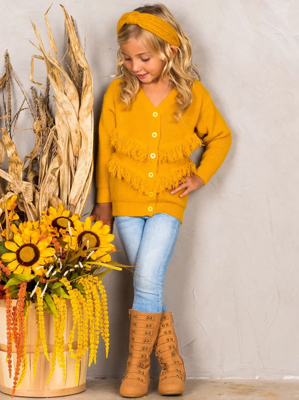 Fab Frayed Fringe Ribbed Sweater - Image 2