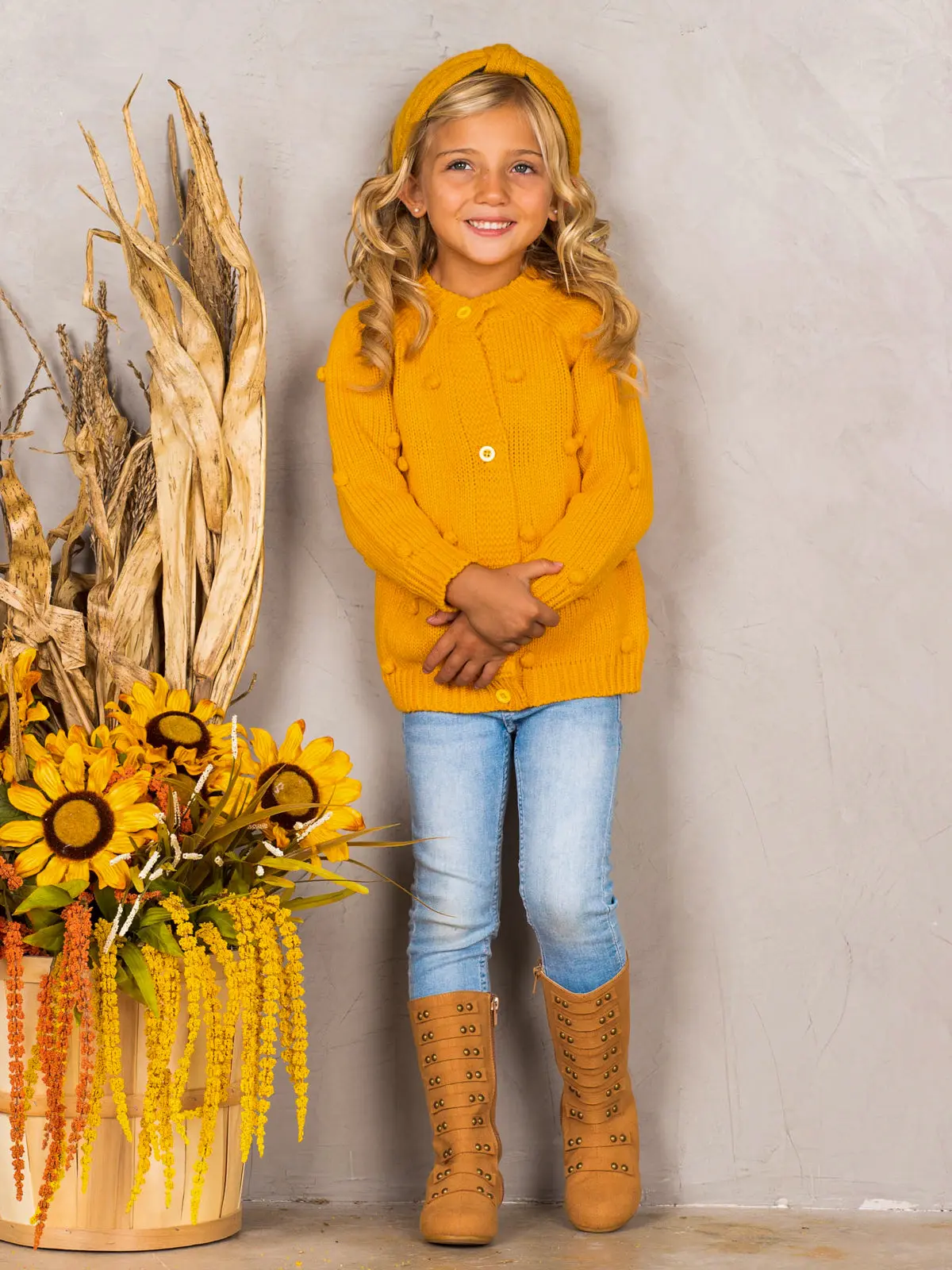 Button Up Pom Pom Cardigan - Image 9