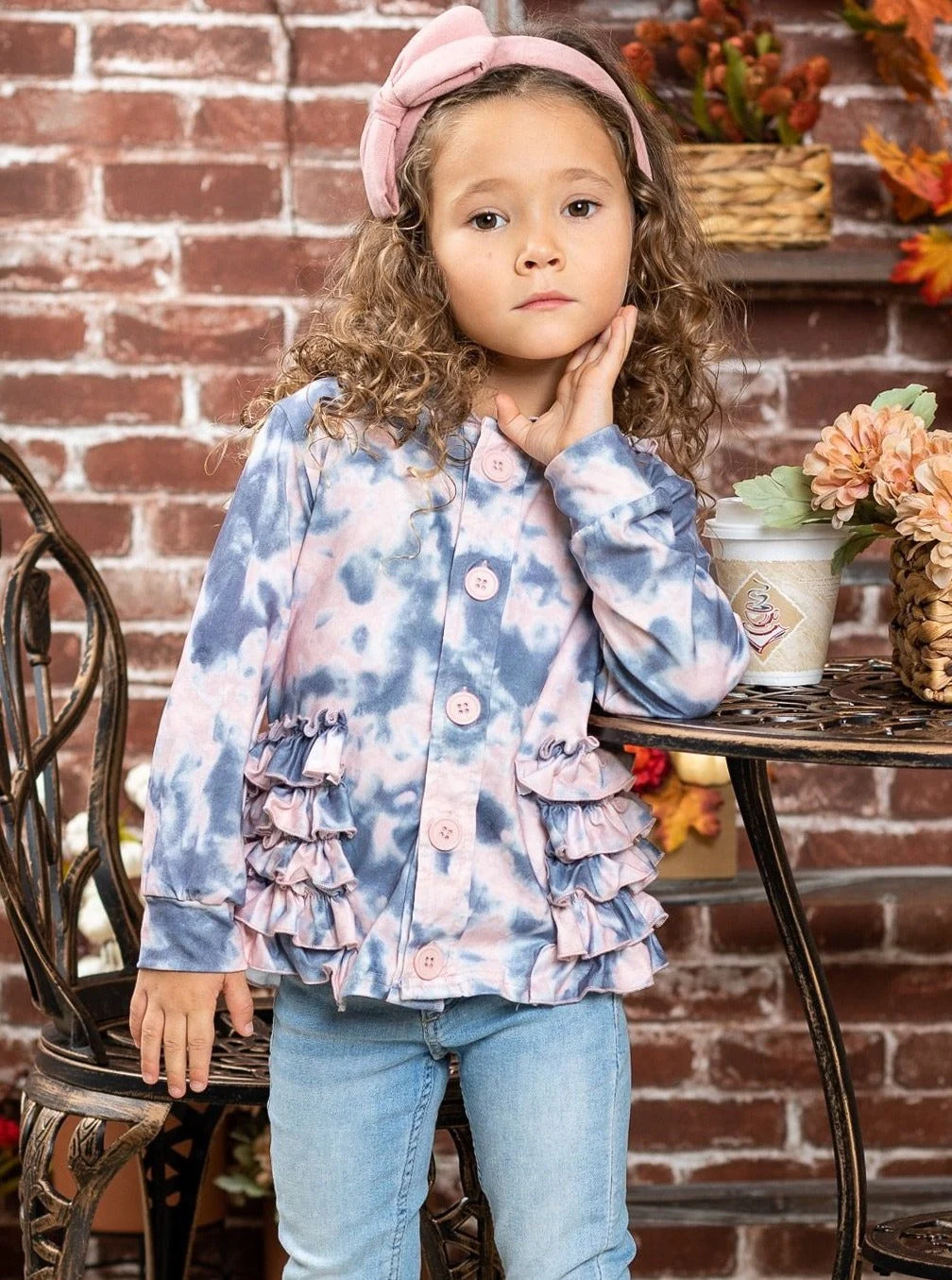 Splash of Tie Dye Hoodie Cardigan - Image 2