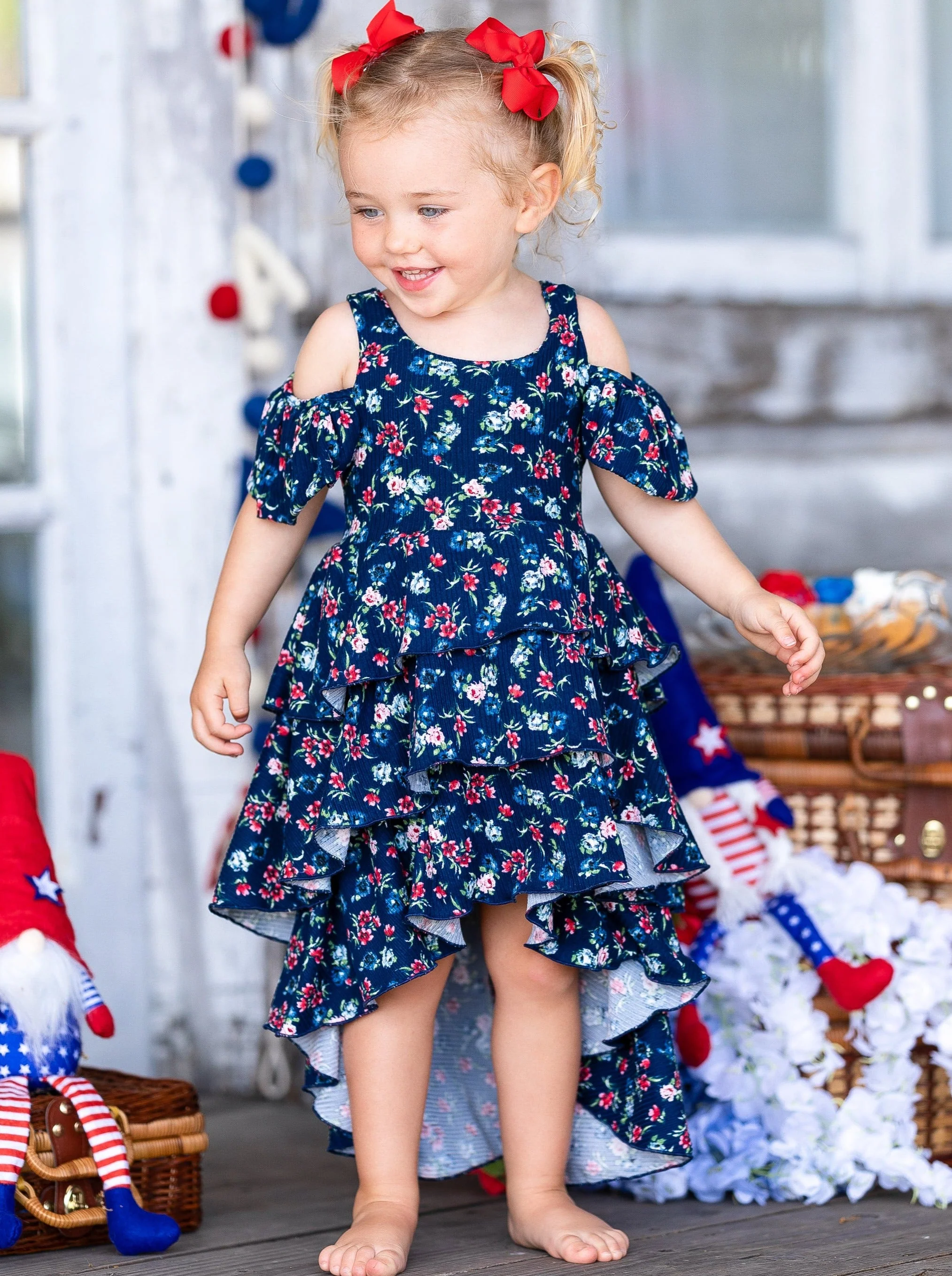 Calico Cuteness Hi Lo Sundress - Image 3
