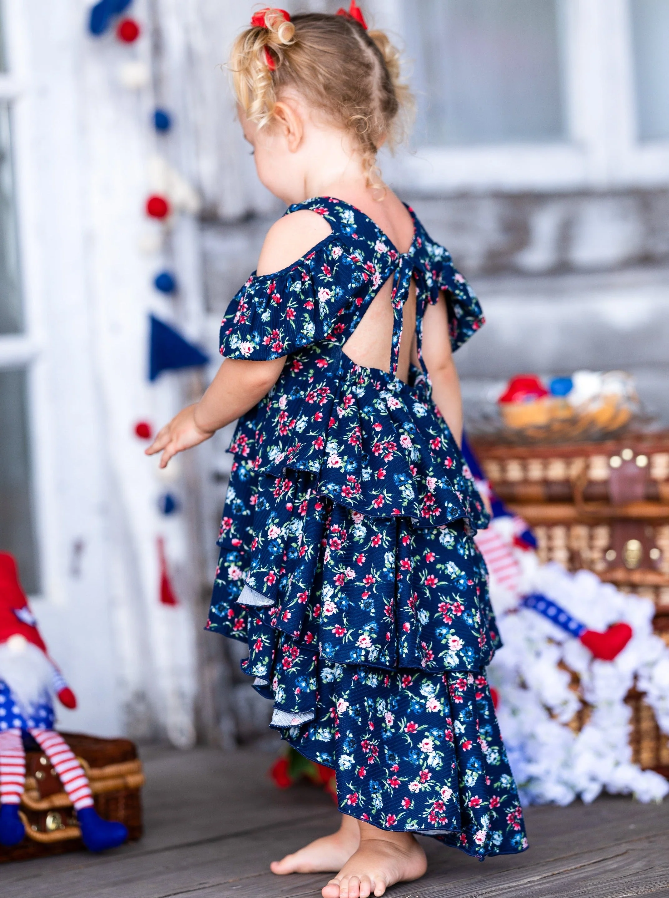 Calico Cuteness Hi Lo Sundress - Image 4