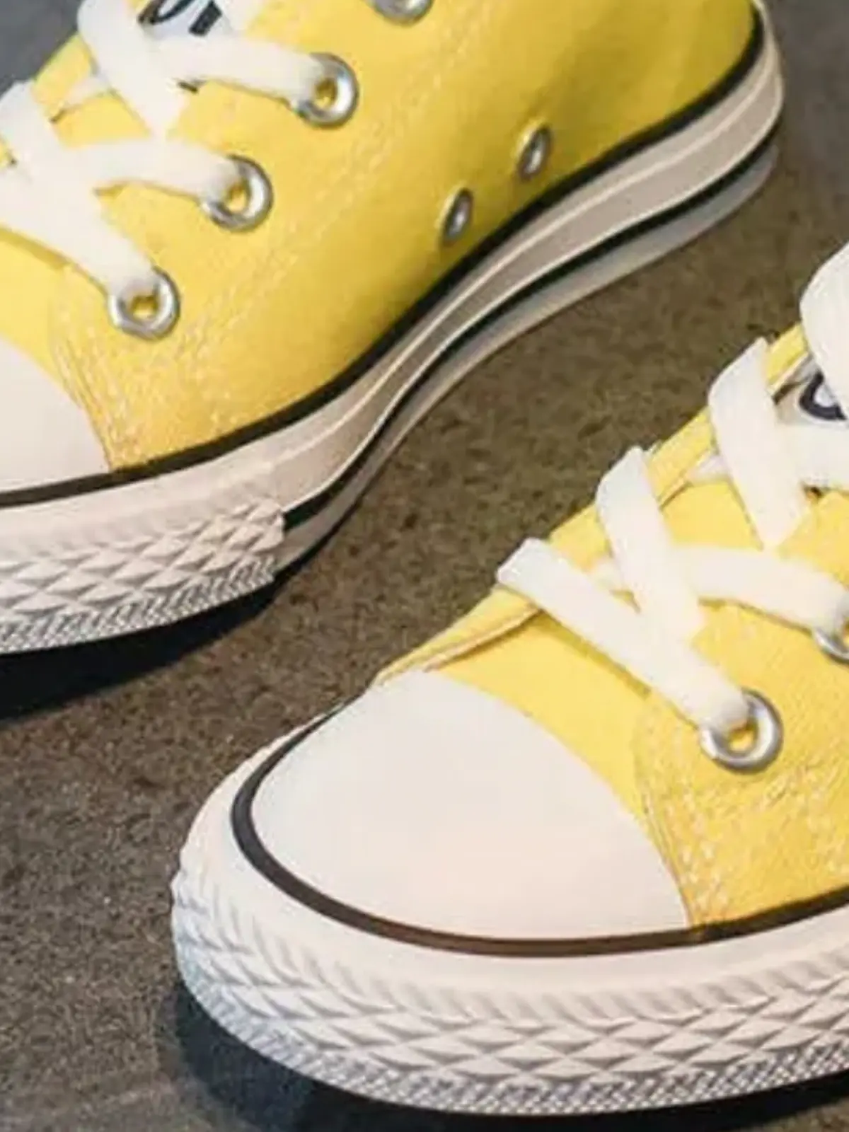 Keep It Casual Yellow Canvas Sneakers By Liv and Mia - Image 5