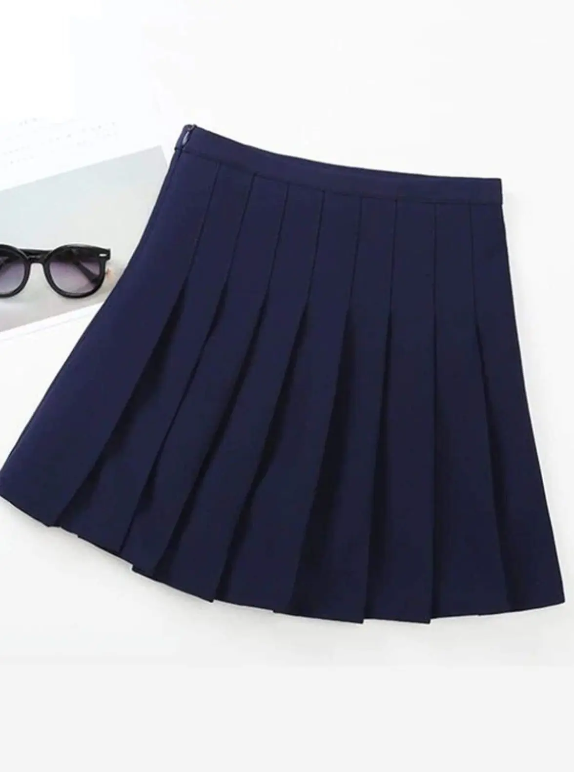 Preppy Casual Pleated Skirt - Image 7