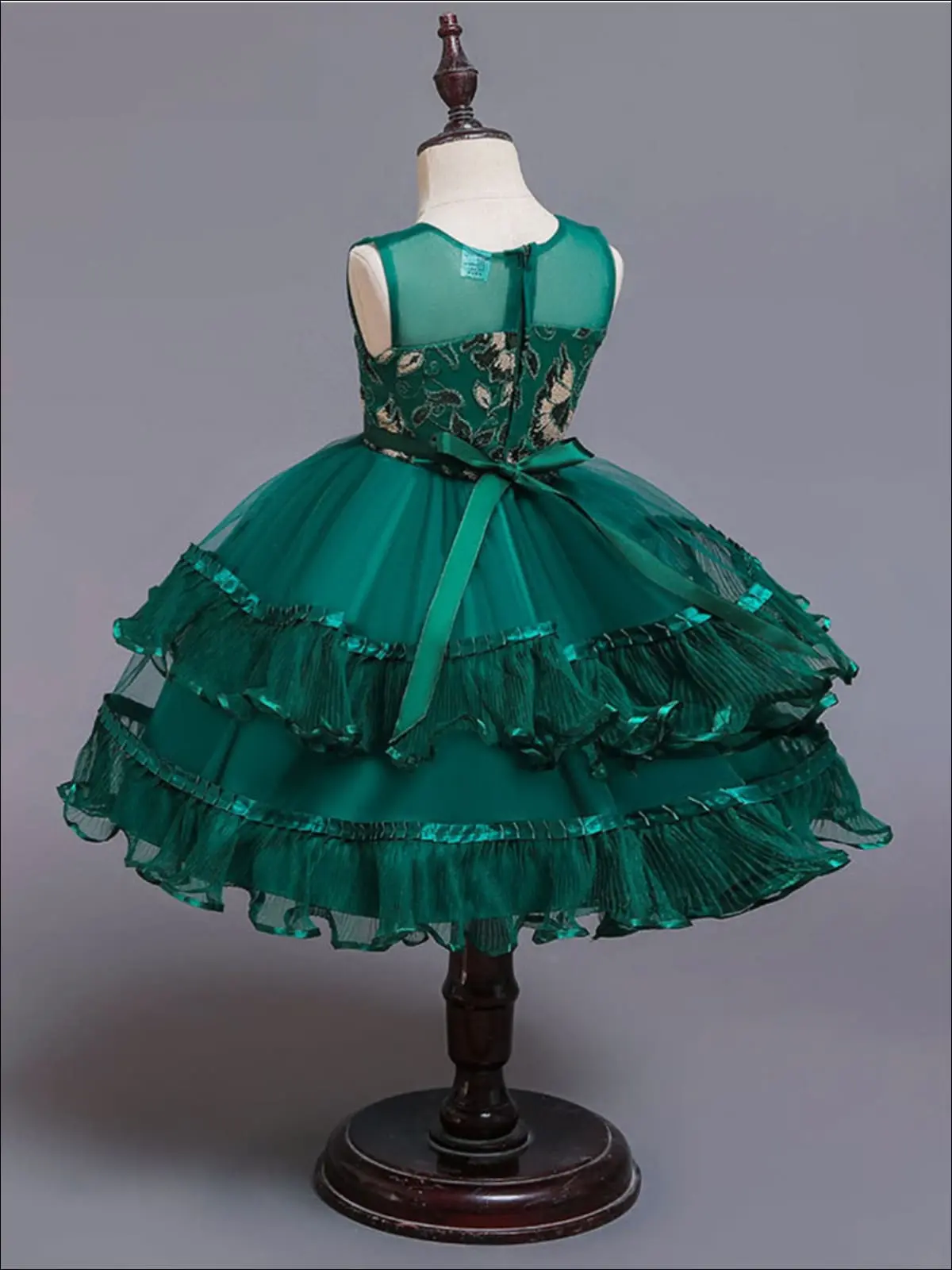 'Twas The Night Sparkle Chiffon Tiered Holiday Dress - Image 10