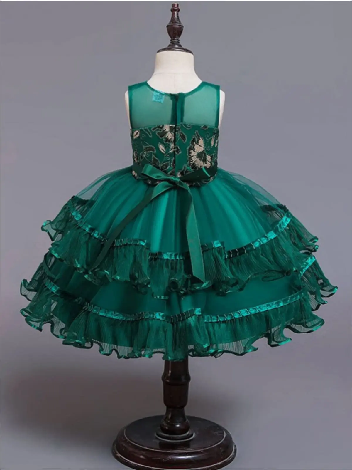 'Twas The Night Sparkle Chiffon Tiered Holiday Dress - Image 11