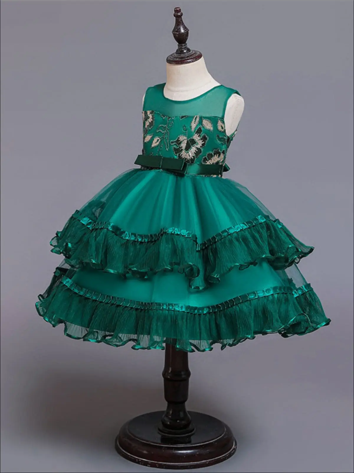 'Twas The Night Sparkle Chiffon Tiered Holiday Dress - Image 6