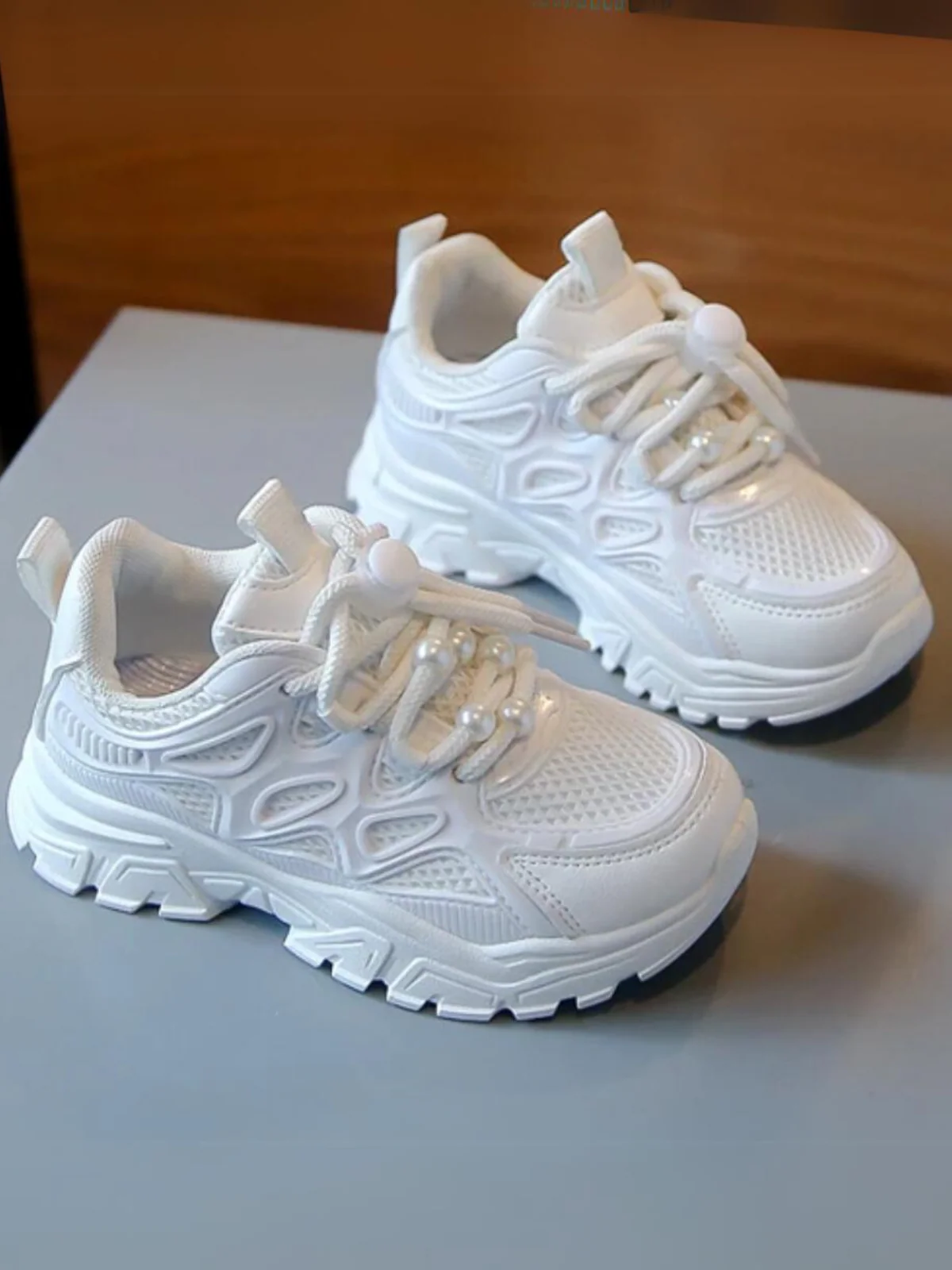 Girls Lightweight Mesh Running Sneakers - Comfort and Style By Liv and Mia - Image 5