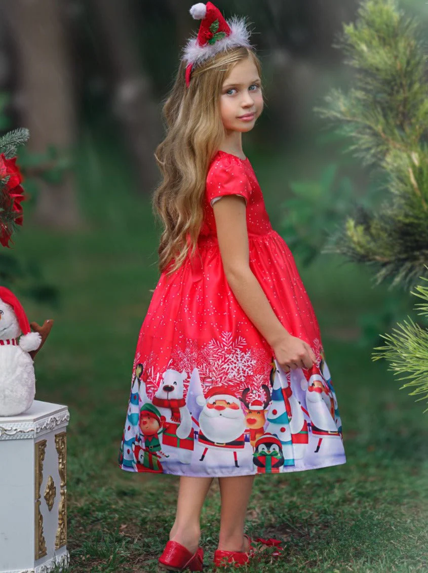 Christmas Cheer Holiday Scene Dress - Image 6