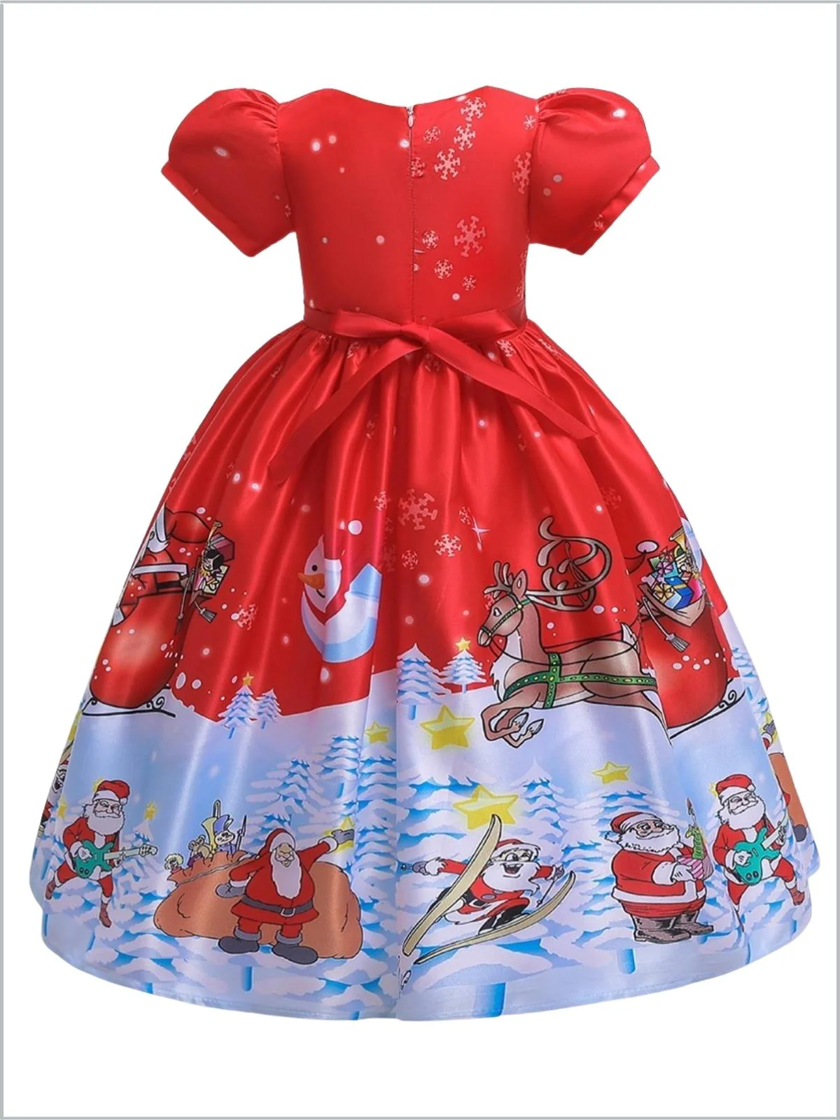 Santa's Rocking Winter Holiday Dress - Image 7