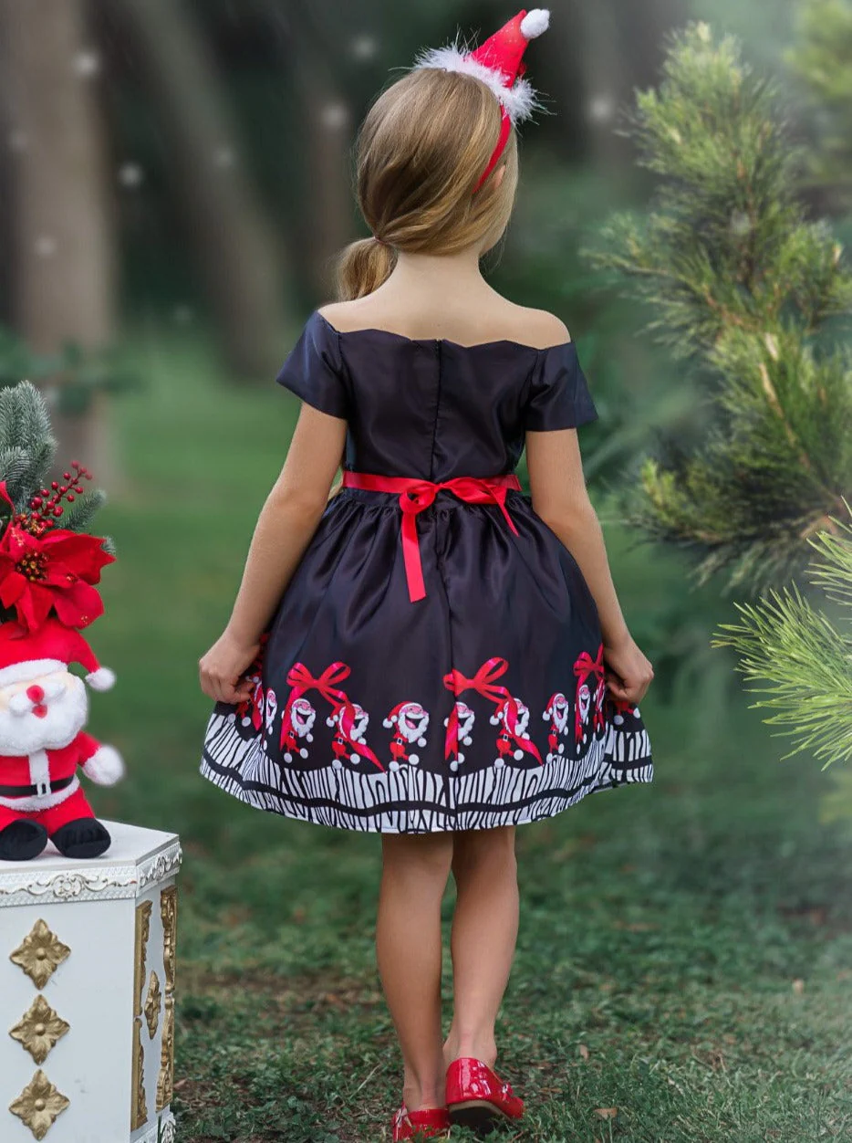 Joy to the World Holiday Scene Dress - Image 3