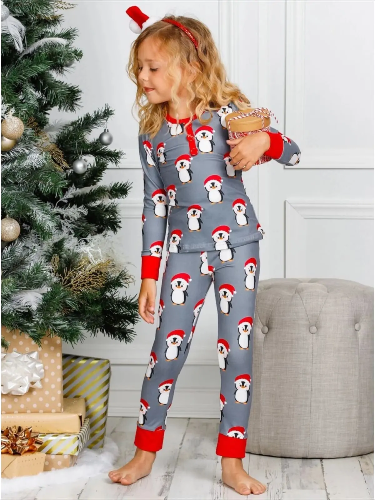Christmas Penguin Pajama Set - Image 3