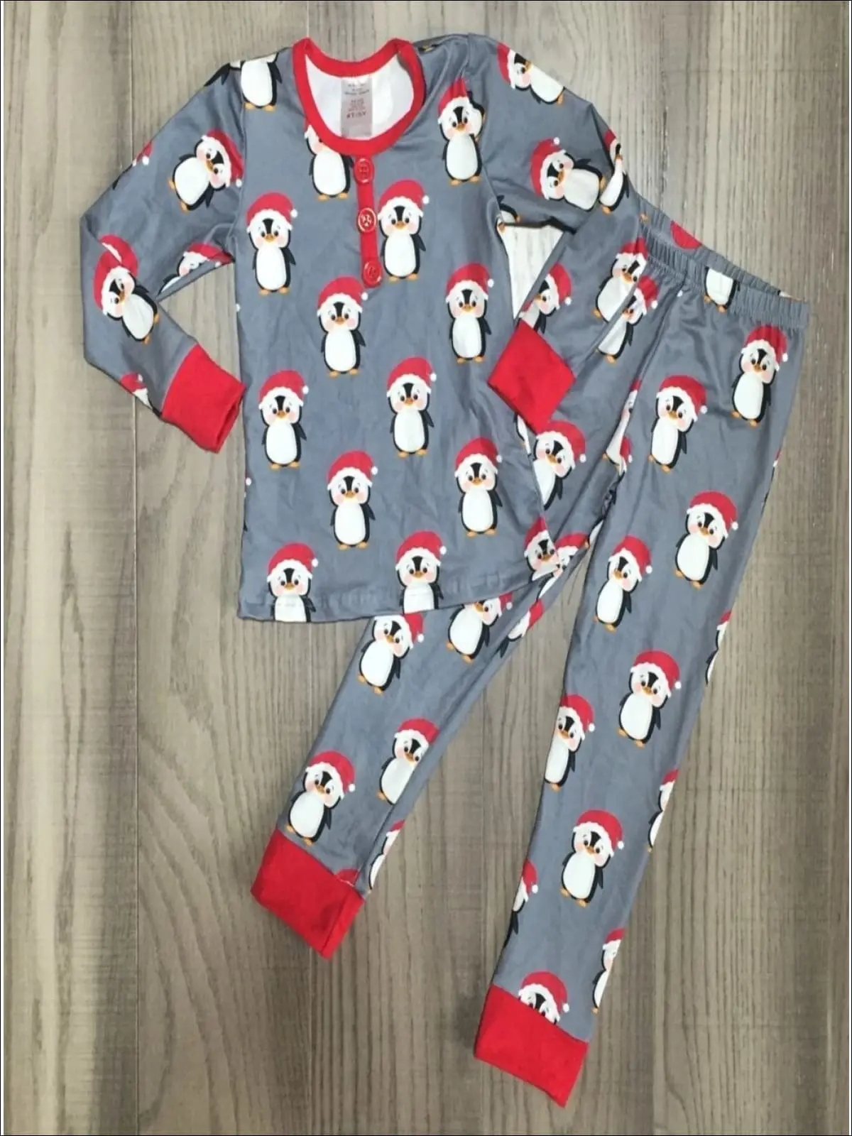 Christmas Penguin Pajama Set - Image 4