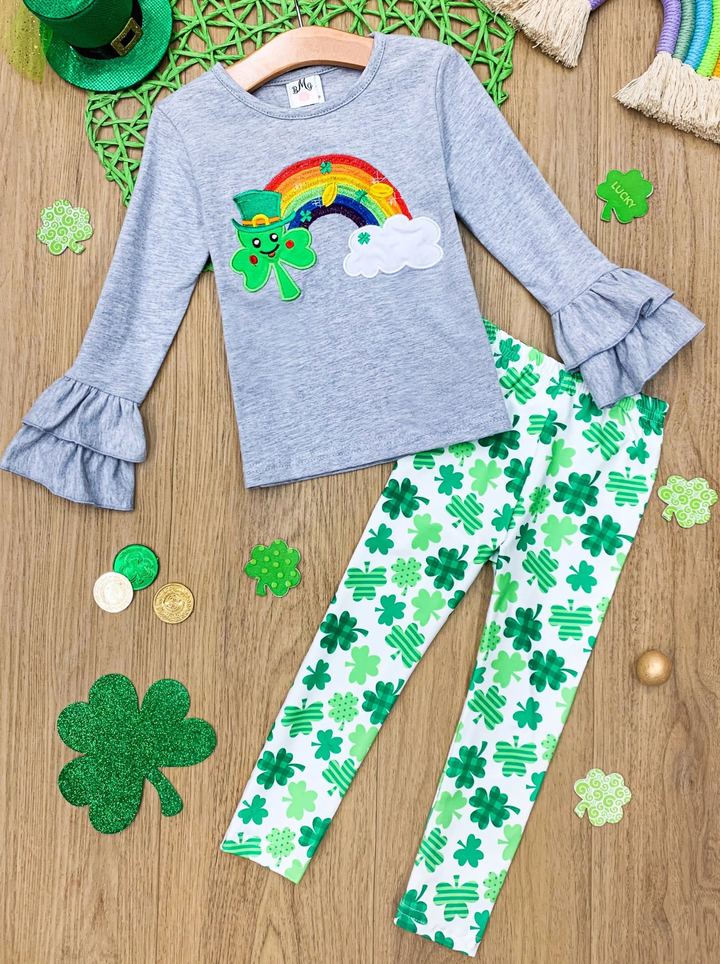 Rainbow's End Clover Legging Set - Image 3