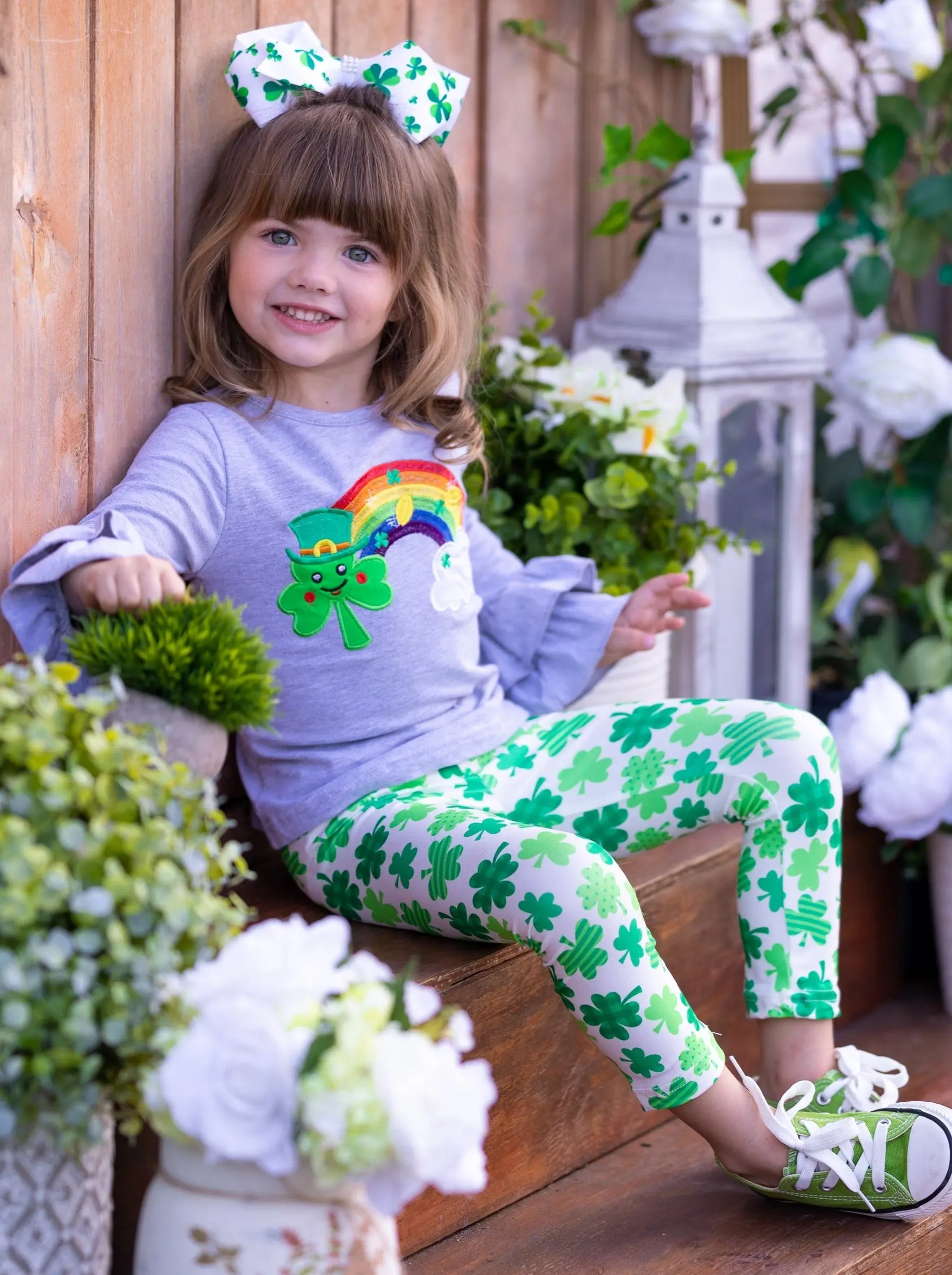 Rainbow's End Clover Legging Set - Image 4