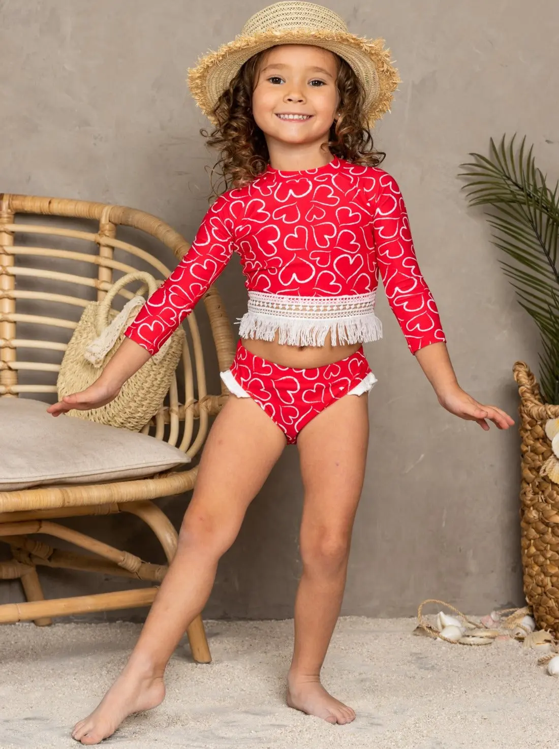 Weekend Getaway Rash Guard Two Piece Swimsuit - Image 3
