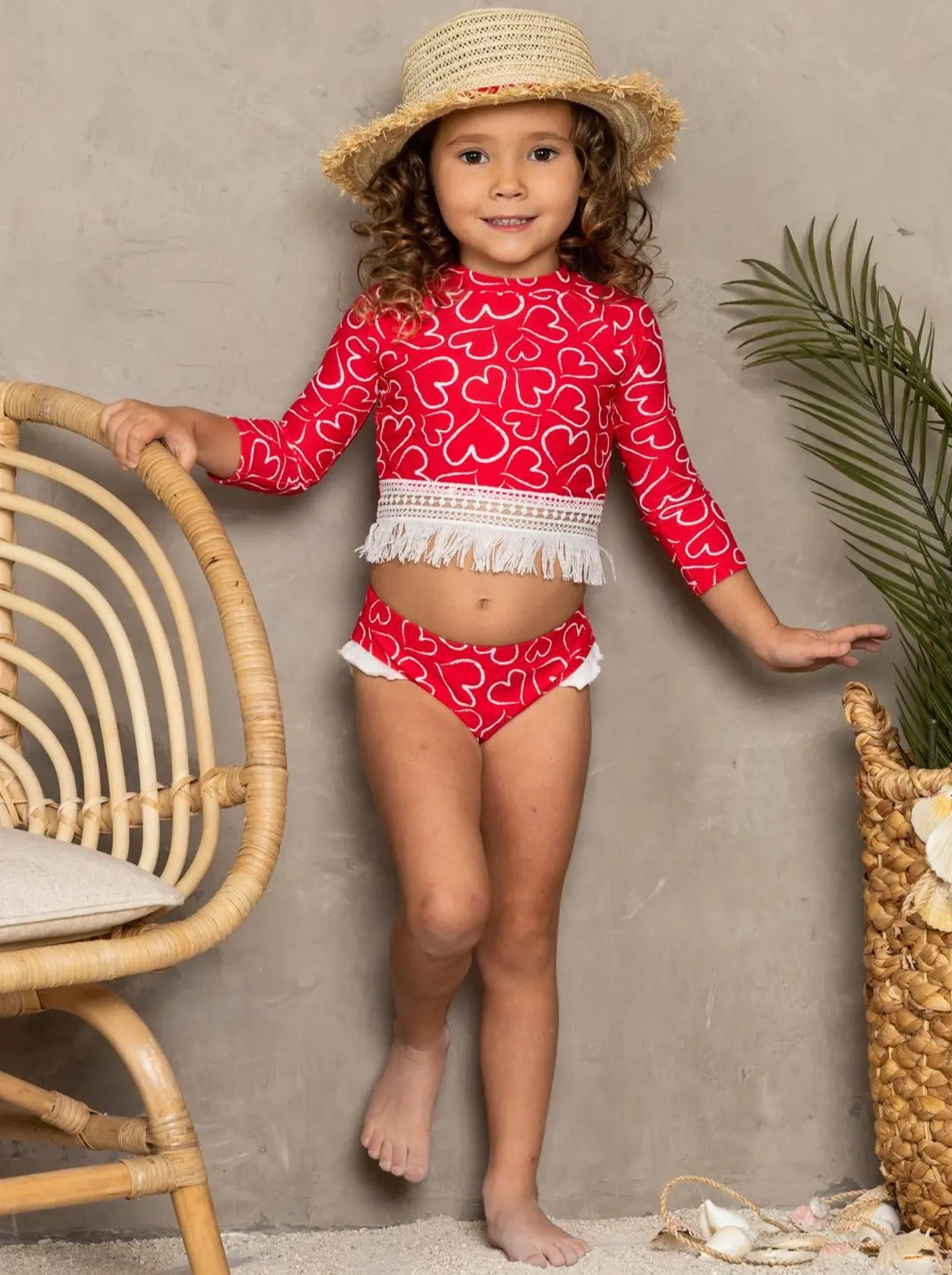 Weekend Getaway Rash Guard Two Piece Swimsuit - Image 4