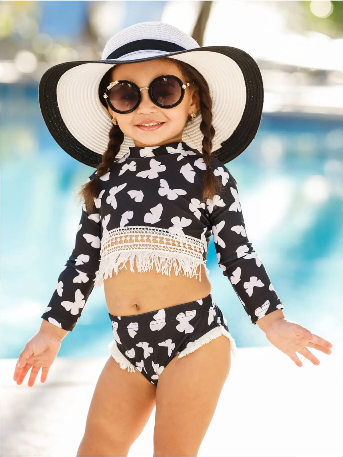 Weekend Getaway Rash Guard Two Piece Swimsuit - Image 7