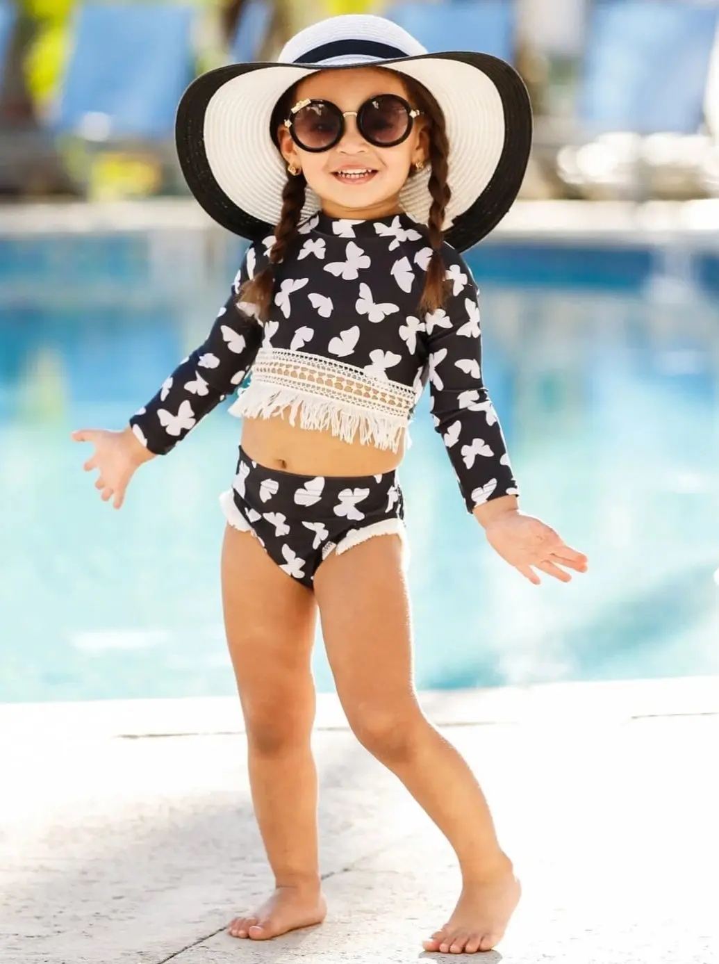 Weekend Getaway Rash Guard Two Piece Swimsuit - Image 9