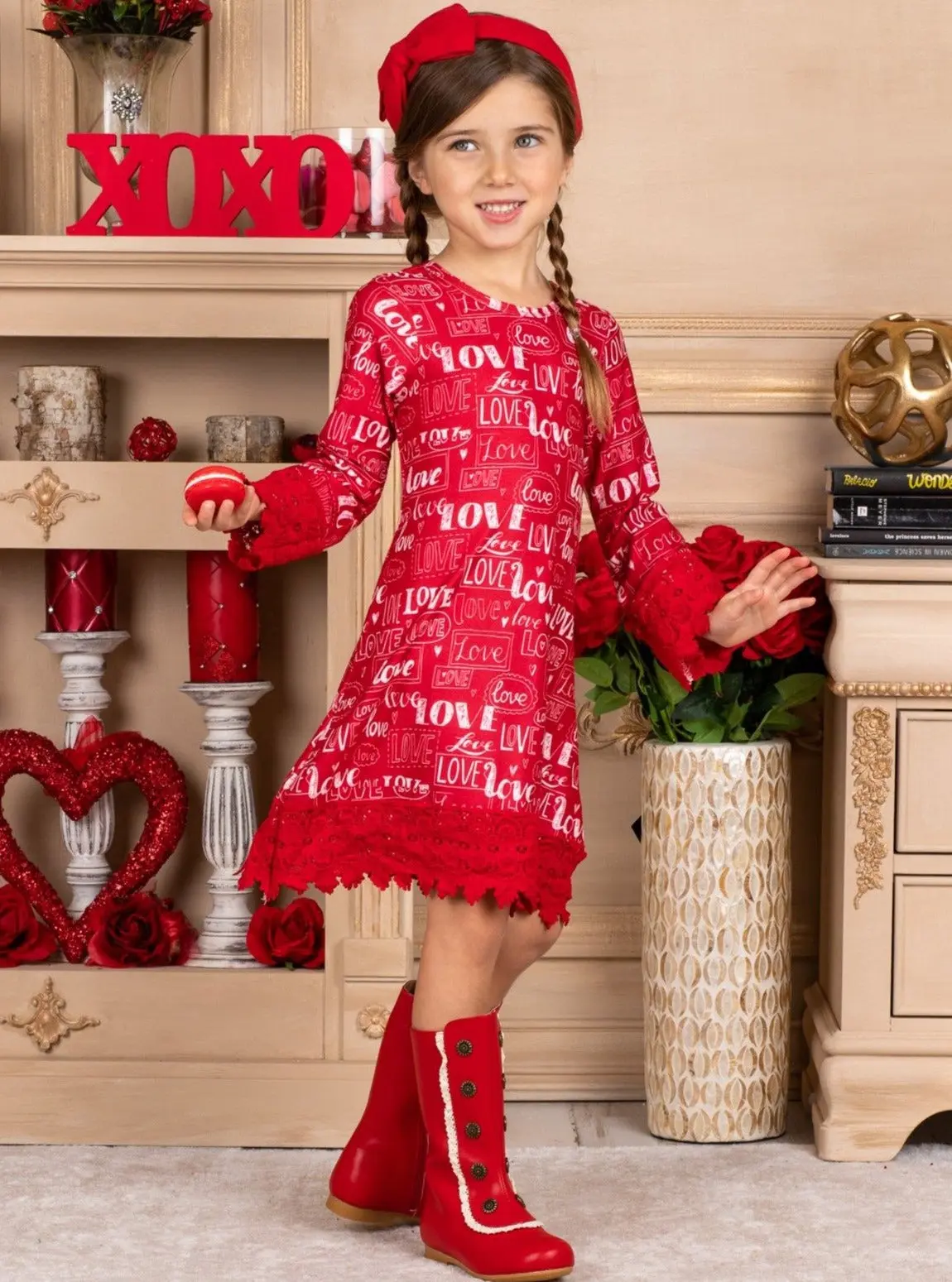 Cross My Heart Crochet Hem Dress - Image 2