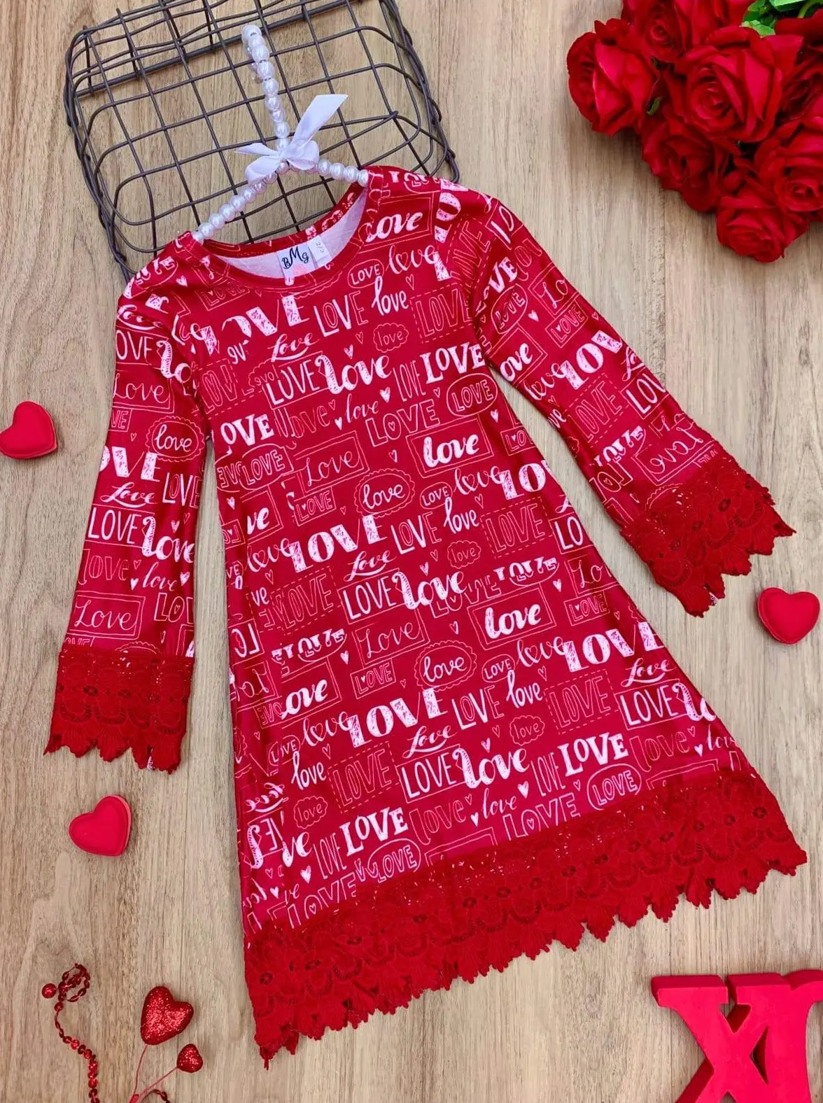 Cross My Heart Crochet Hem Dress - Image 3