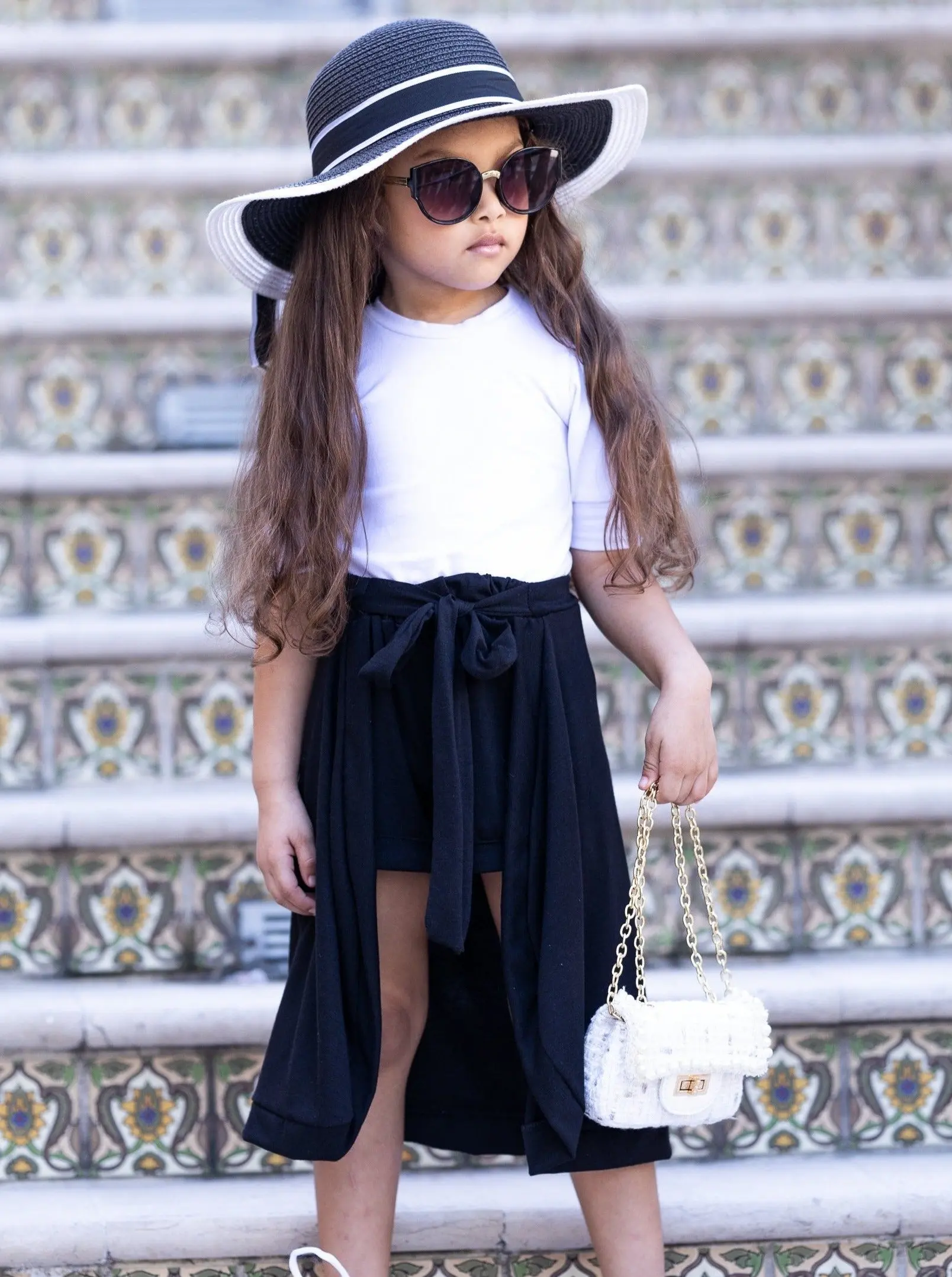 Sweet N Sassy Wrap Train Shorts Set - Image 2