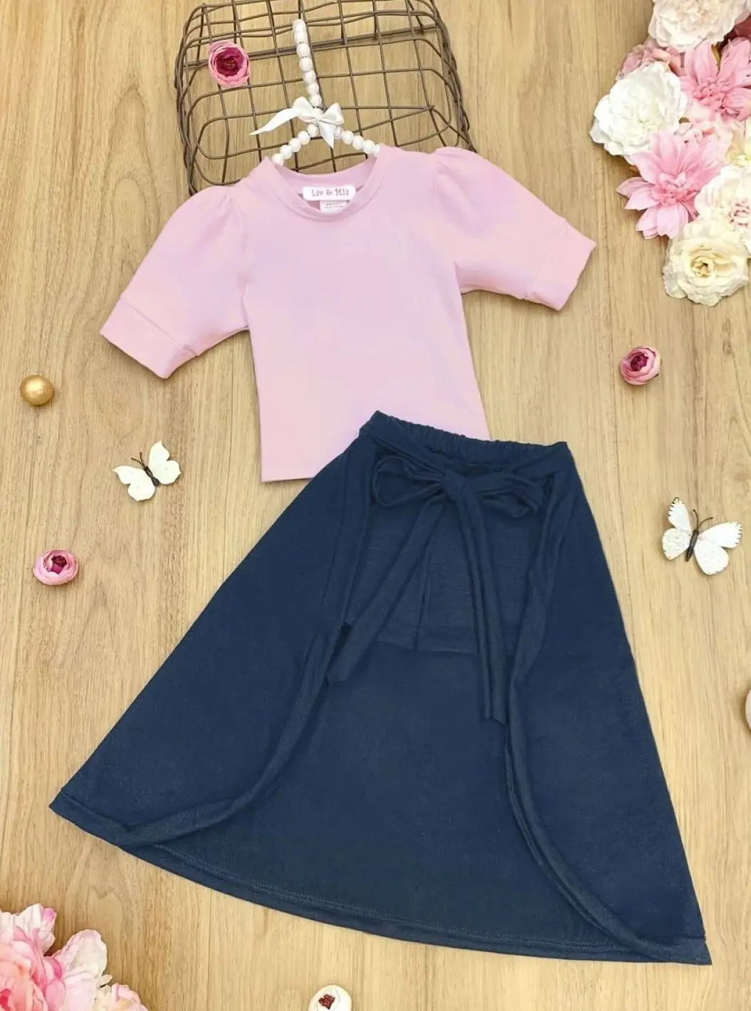 Sweet N Sassy Wrap Train Shorts Set - Image 7