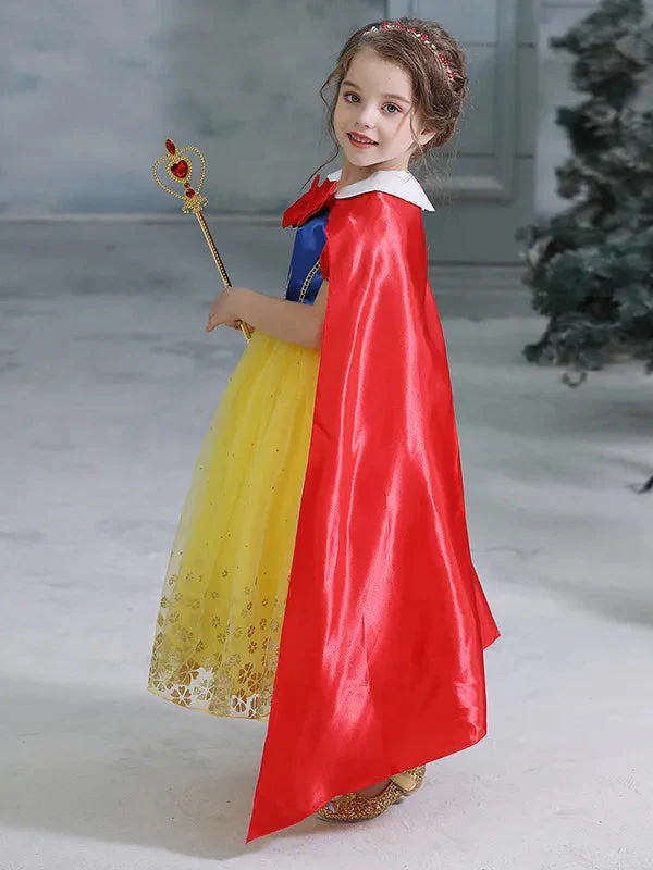Girls Deluxe Snow White Inspired Costume Dress - Image 6