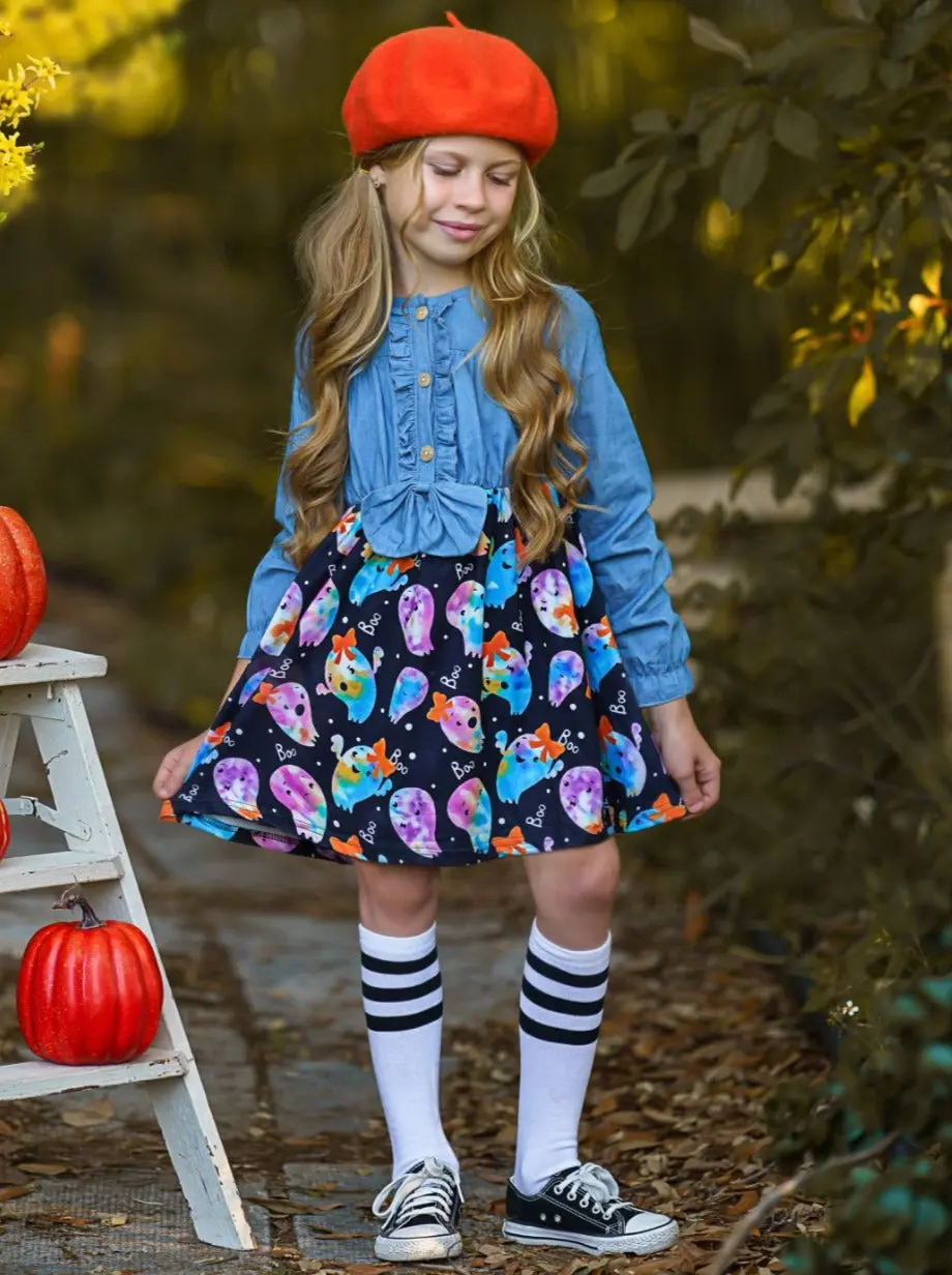That's The Spirit Chambray Bodice Ghost Dress - Image 6