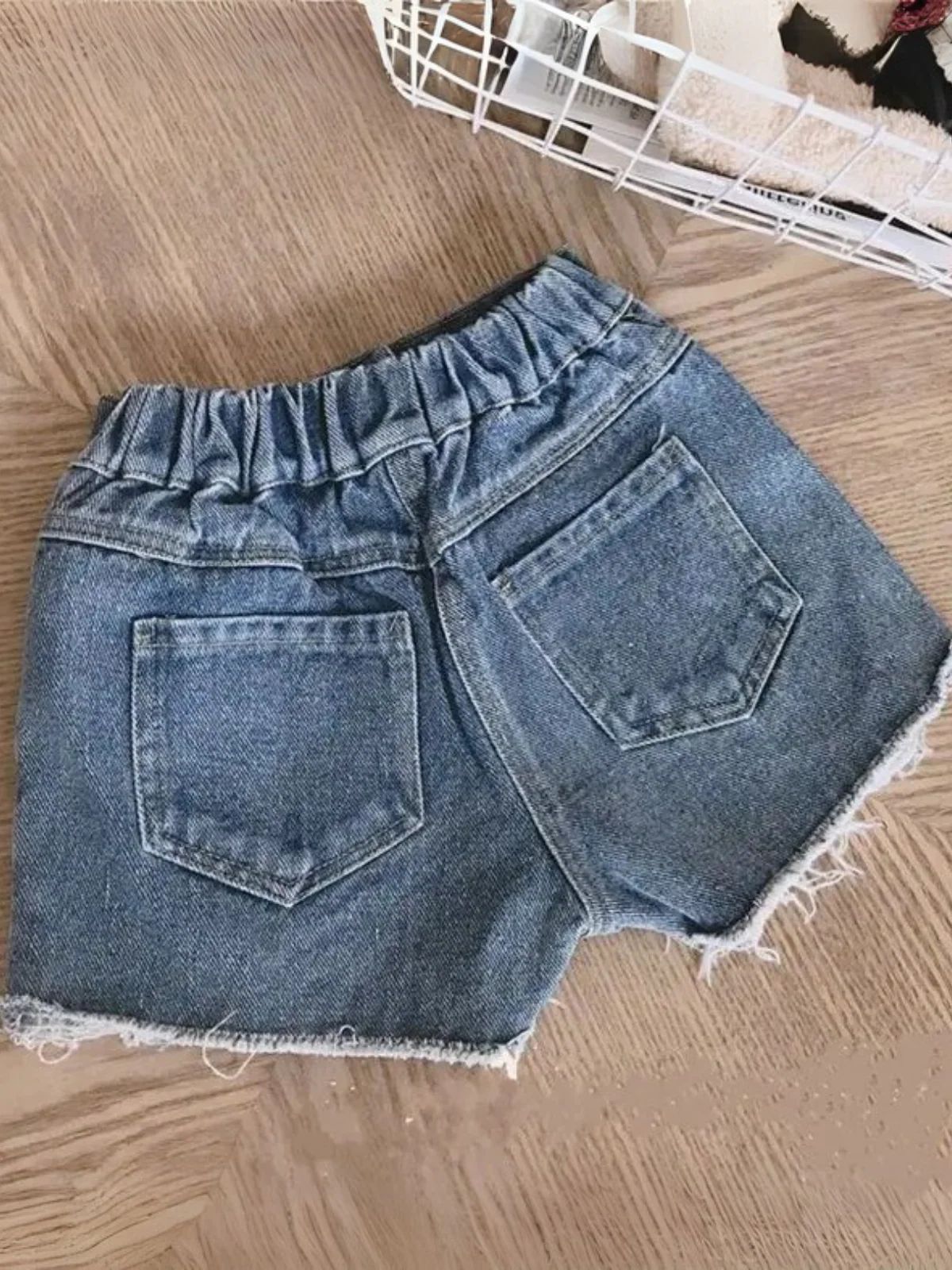 Distressed Denim Shorts - Image 5