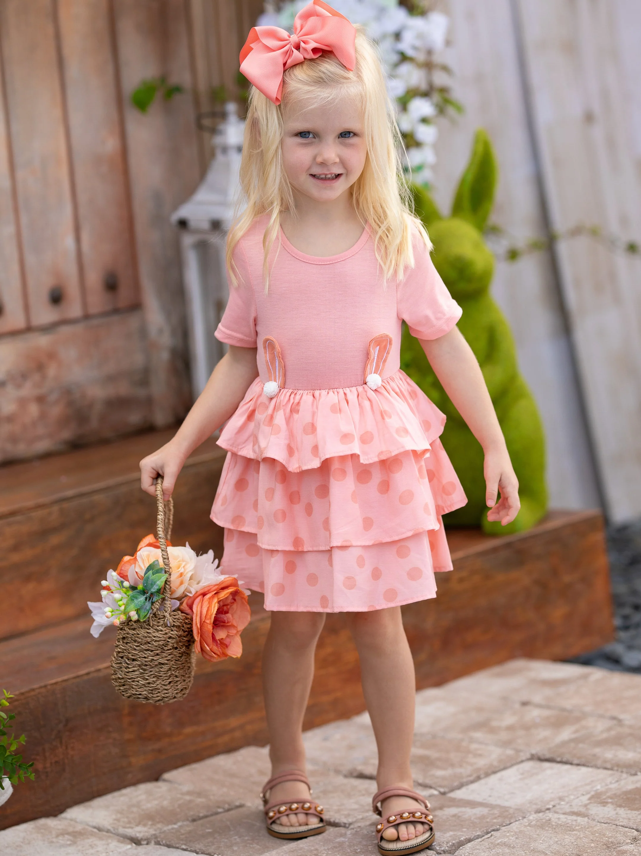 Earresistible Dotted Tiered Easter Dress - Image 10
